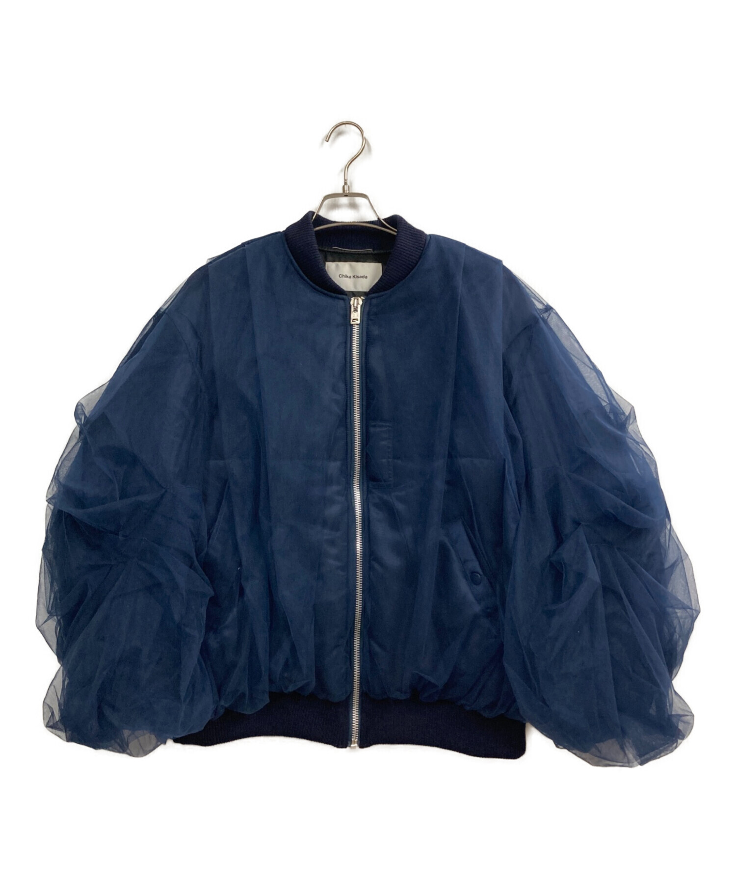 Chika Kisada チュール　ジャケット　梨花 中古・古着通販】Chika Kisada (チカ キサダ) Tulle blouson ネイビー