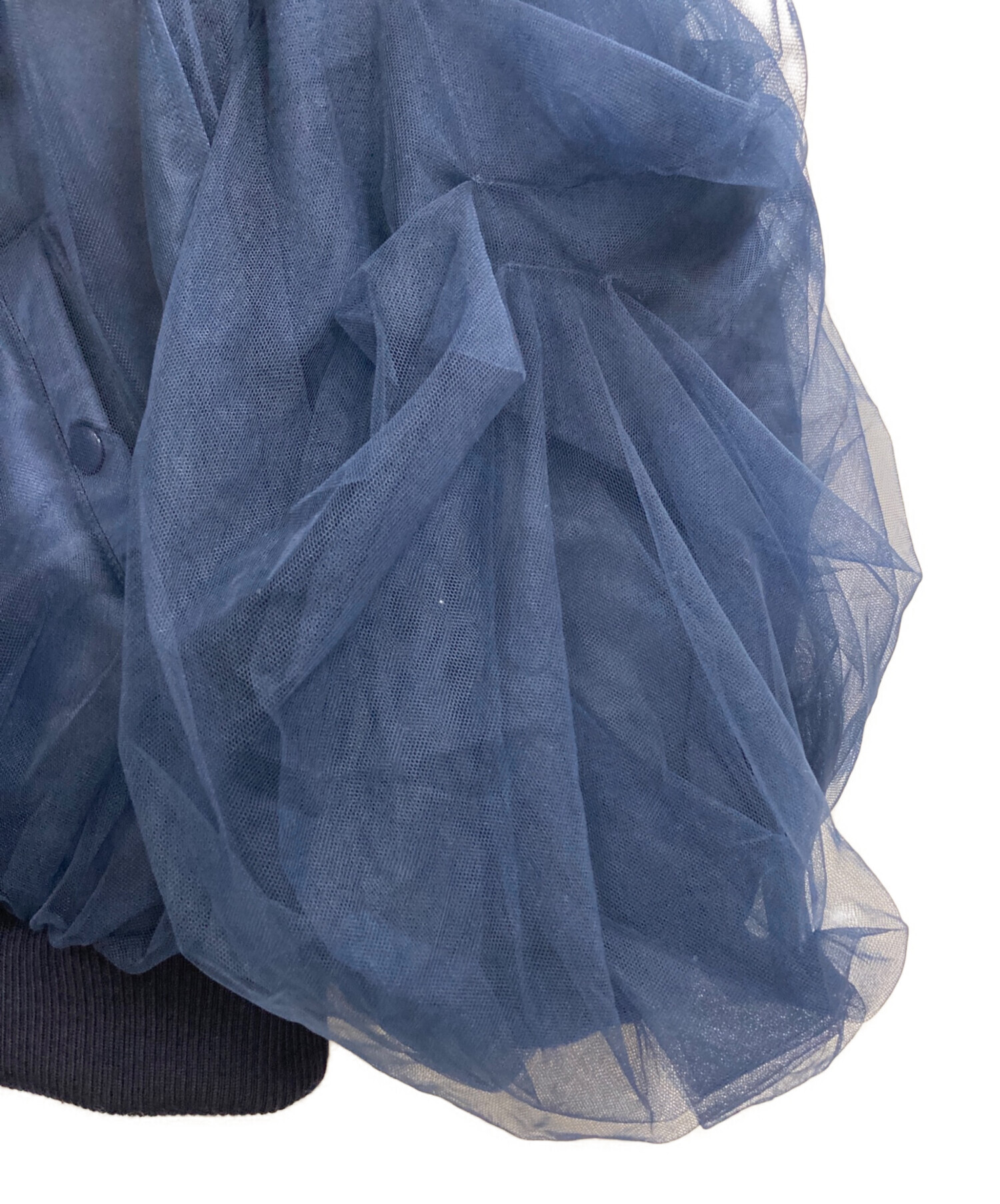 中古・古着通販】Chika Kisada (チカ キサダ) Tulle blouson ネイビー 