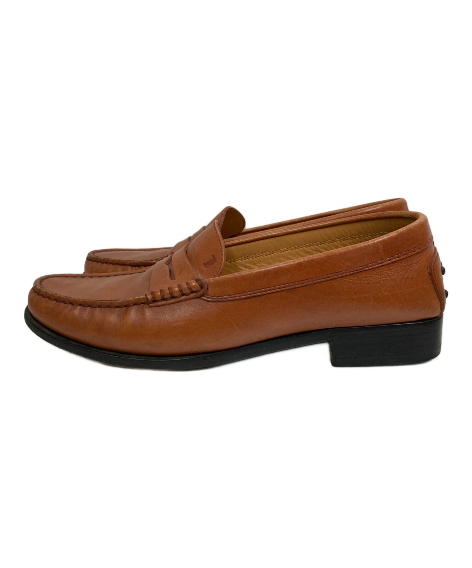 中古・古着通販】TOD'S (トッズ) ローファー ブラウン サイズ:37