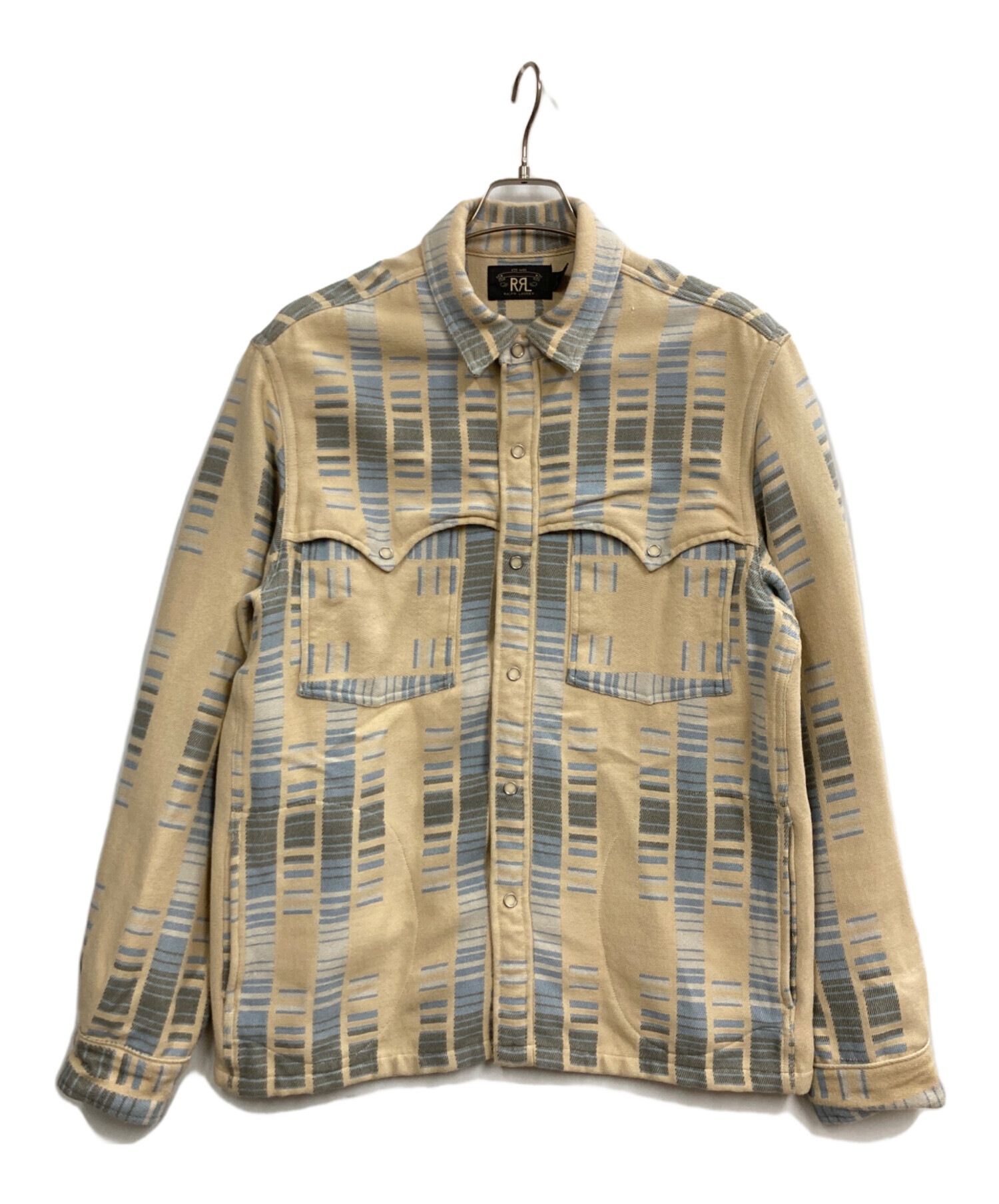 中古・古着通販】RRL (ダブルアールエル) フリンジジャガードオーバー 