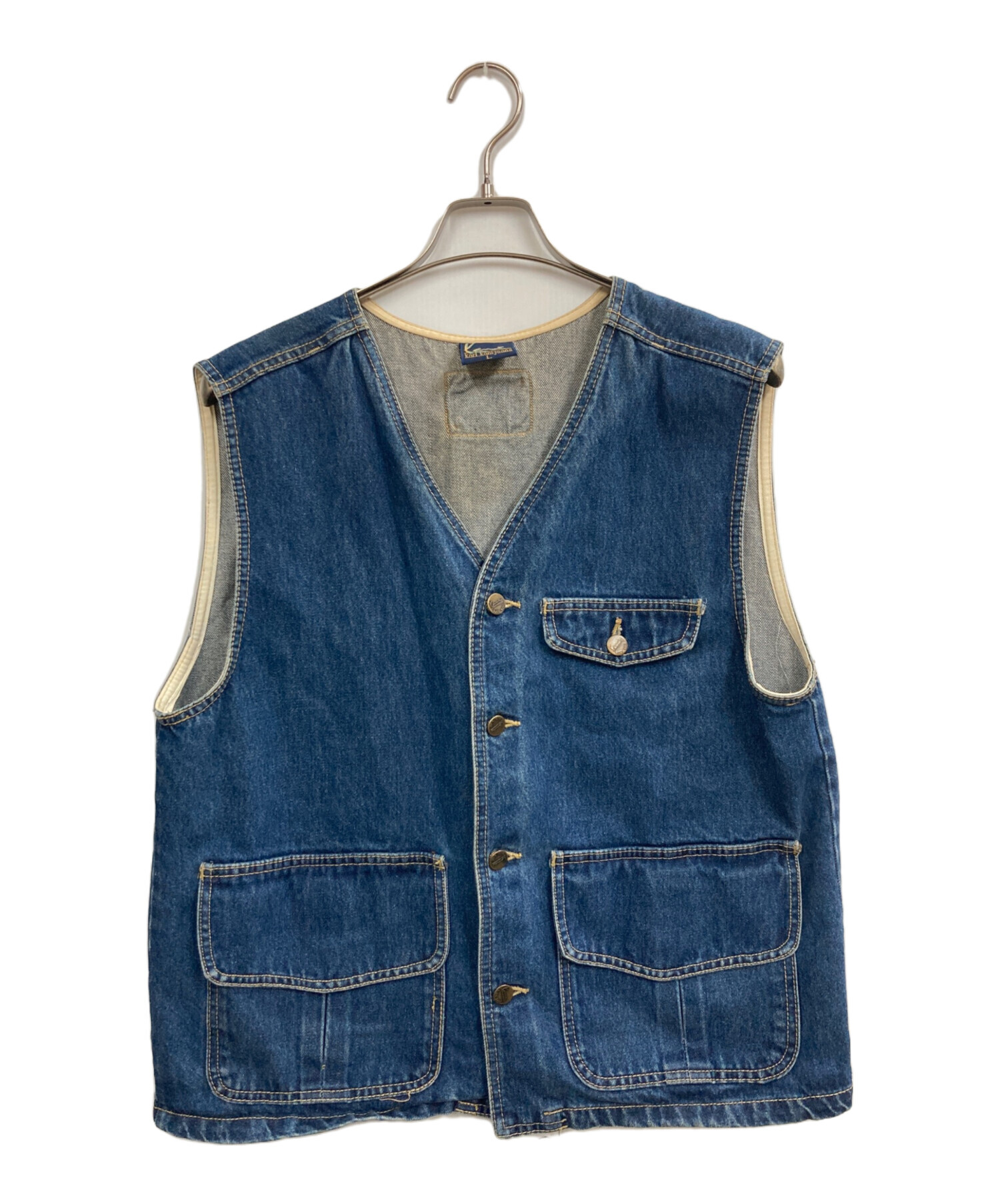 karl kani jeans ベスト L カールカナイ 90s 古着 中古・古着通販】KARL KANI (カールカナイ) 90s デニムベスト