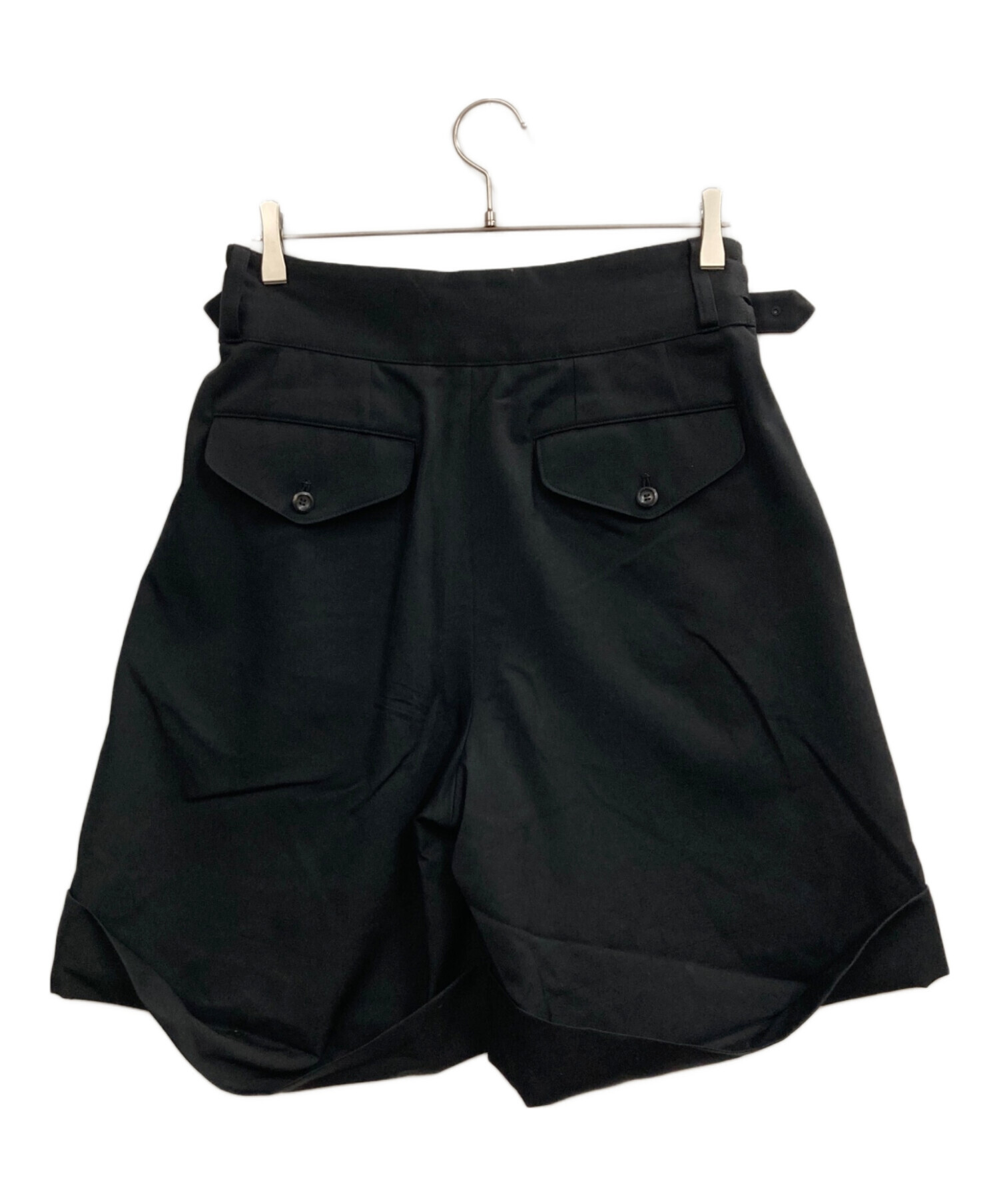 [美品]THE RERACS GURKHA SHORTS ブラック　48 中古・古着通販】THE RERACS (ザ リラクス) THE GURKHA SHORTS