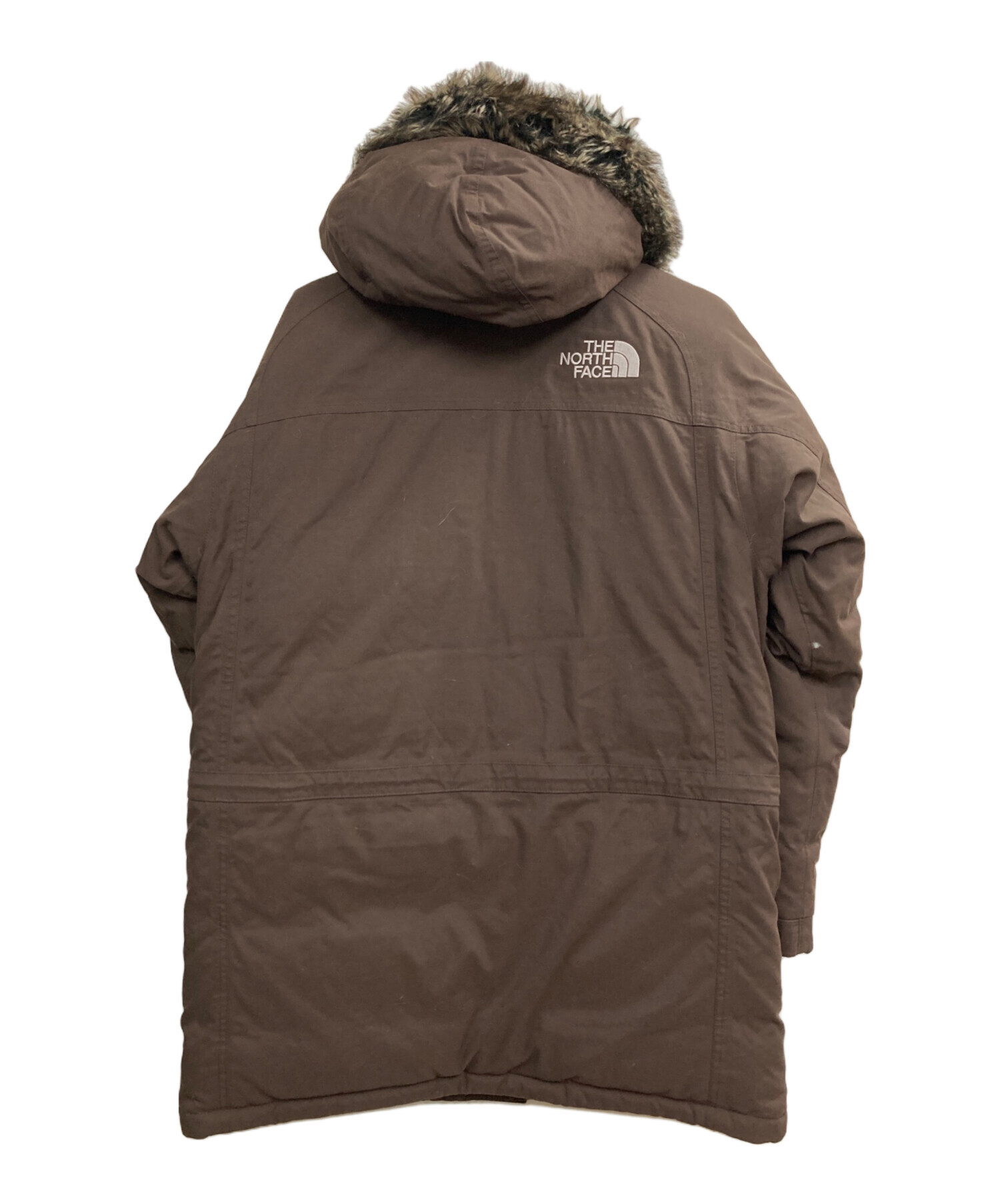 や*す様 The North Face ブラウン ダウンジャケット フード付き 中古・古着通販】THE NORTH FACE (ザ ノース フェイス) ダウン