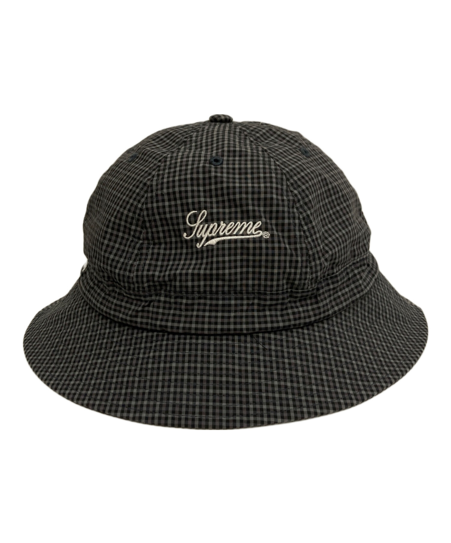 シュプリーム バケットハット 黒 Cordura Plaid Bell Hat 中古・古着通販】SUPREME (シュプリーム) 25SS cordura plaid bell hat