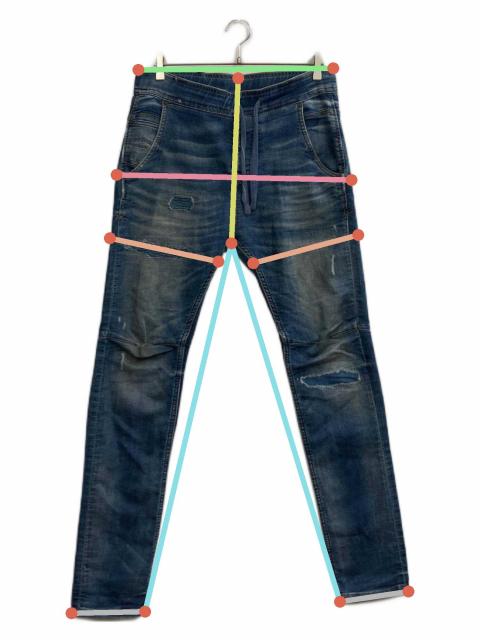 中古・古着通販】Pepe Jeans (ペペジーンズ) デニムパンツ ブルー