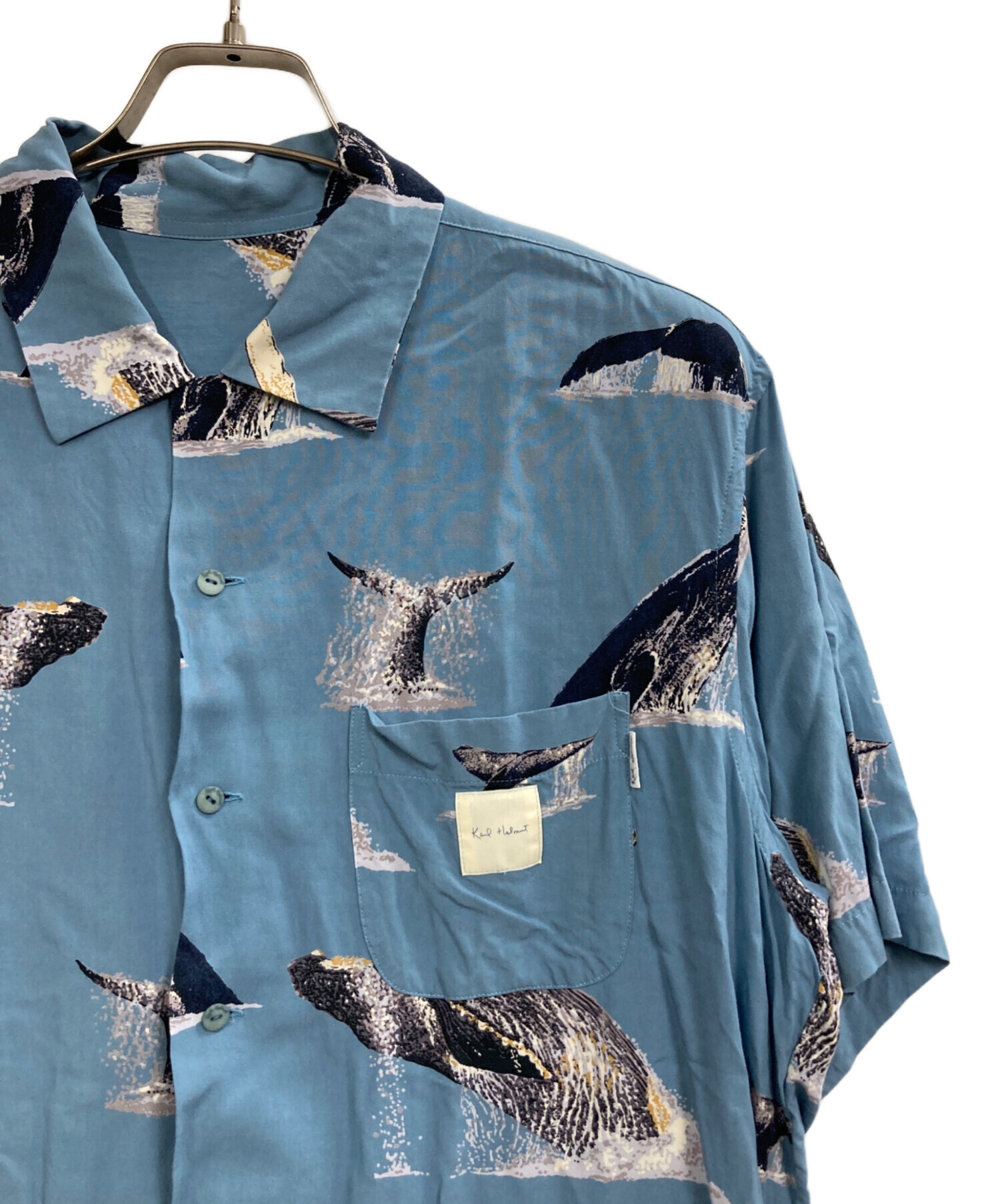 中古・古着通販】Karl Helmut (カールヘルム) レーヨン総柄シャツ