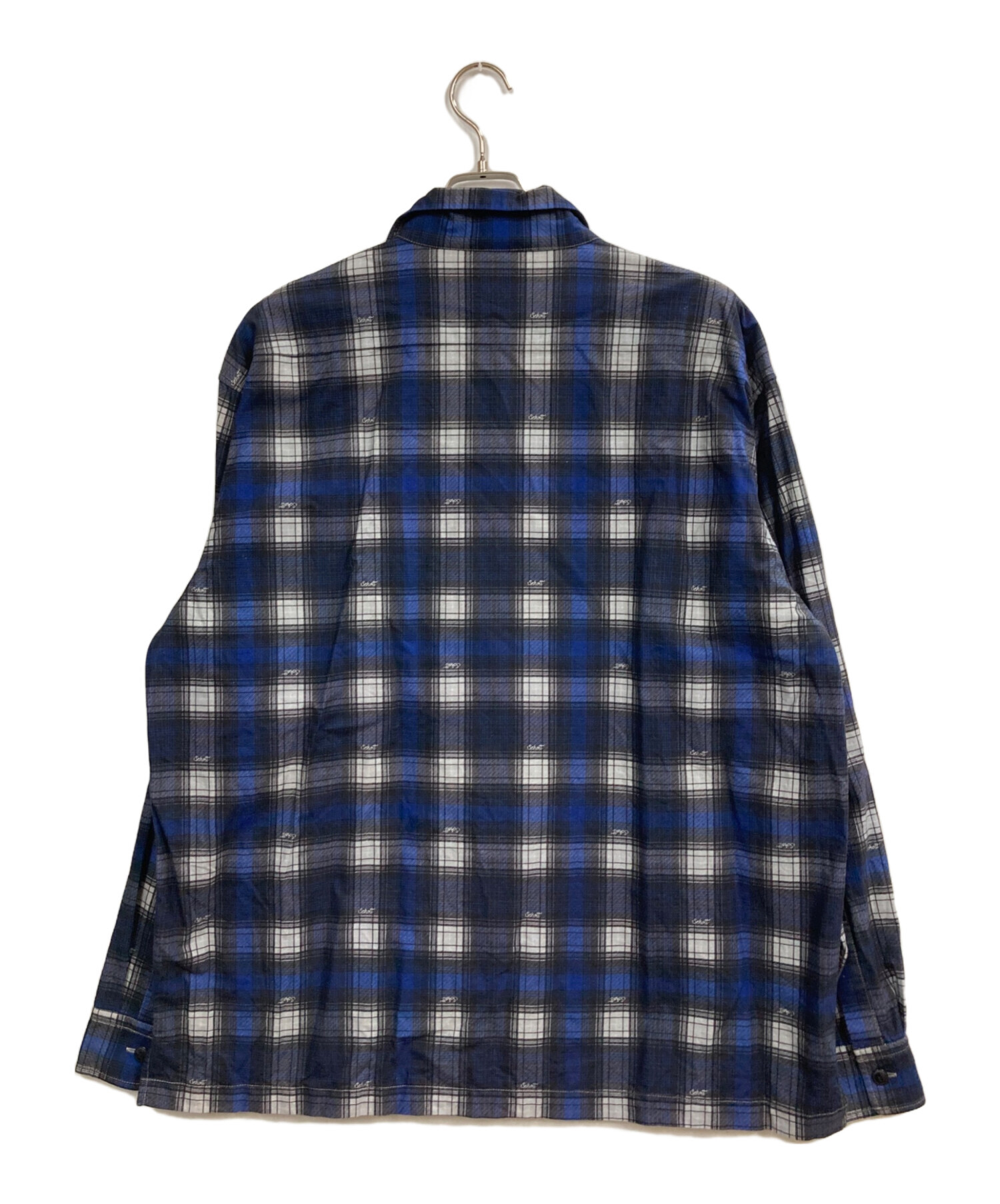 中古・古着通販】Schott (ショット) チェックシャツ ブルー サイズ:2XL