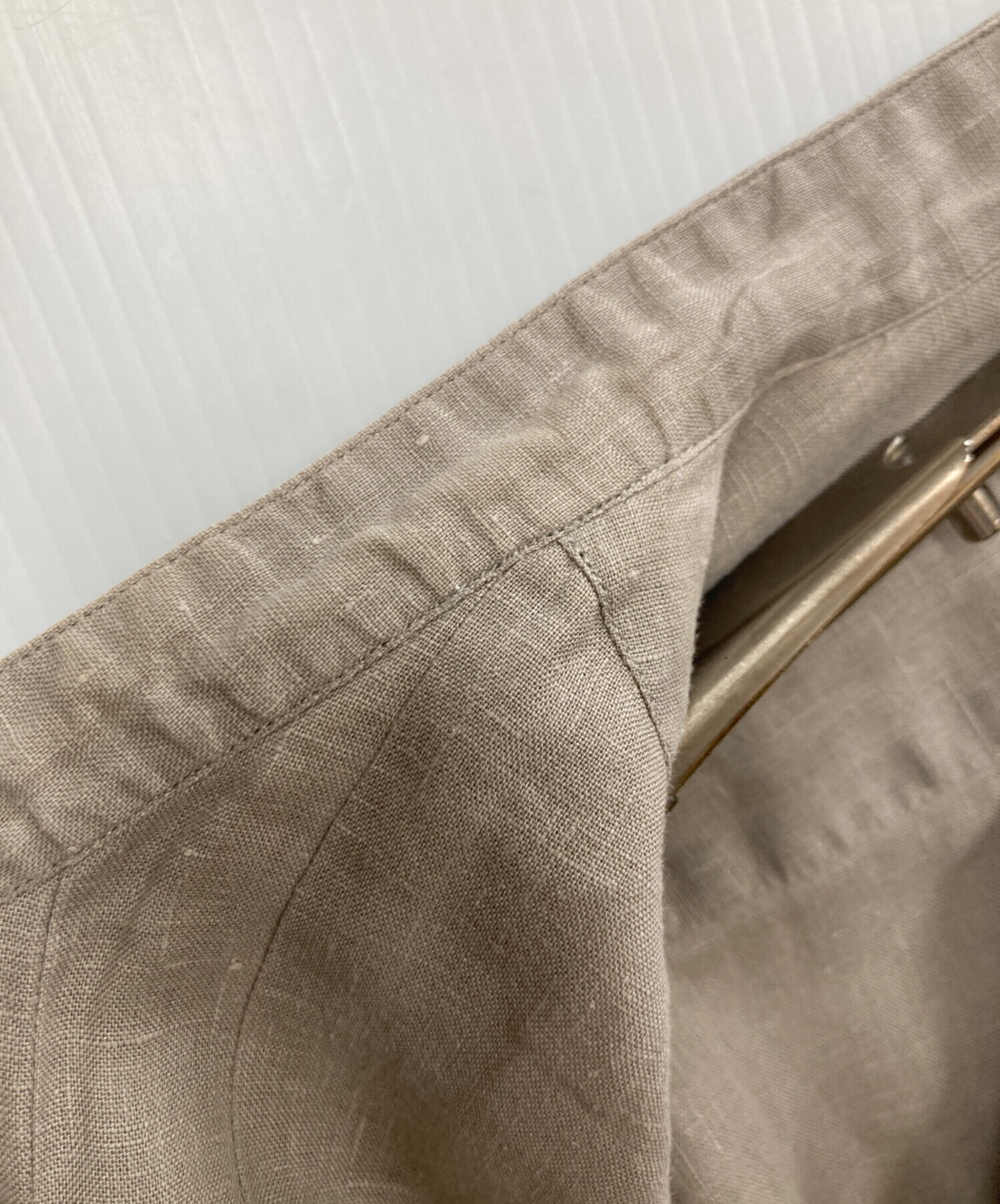 MARGARET HOWELL リネン100% ピンタック 比翼 ブラウス 2 中古・古着通販】MARGARET HOWELL (マーガレットハウエル) S/S