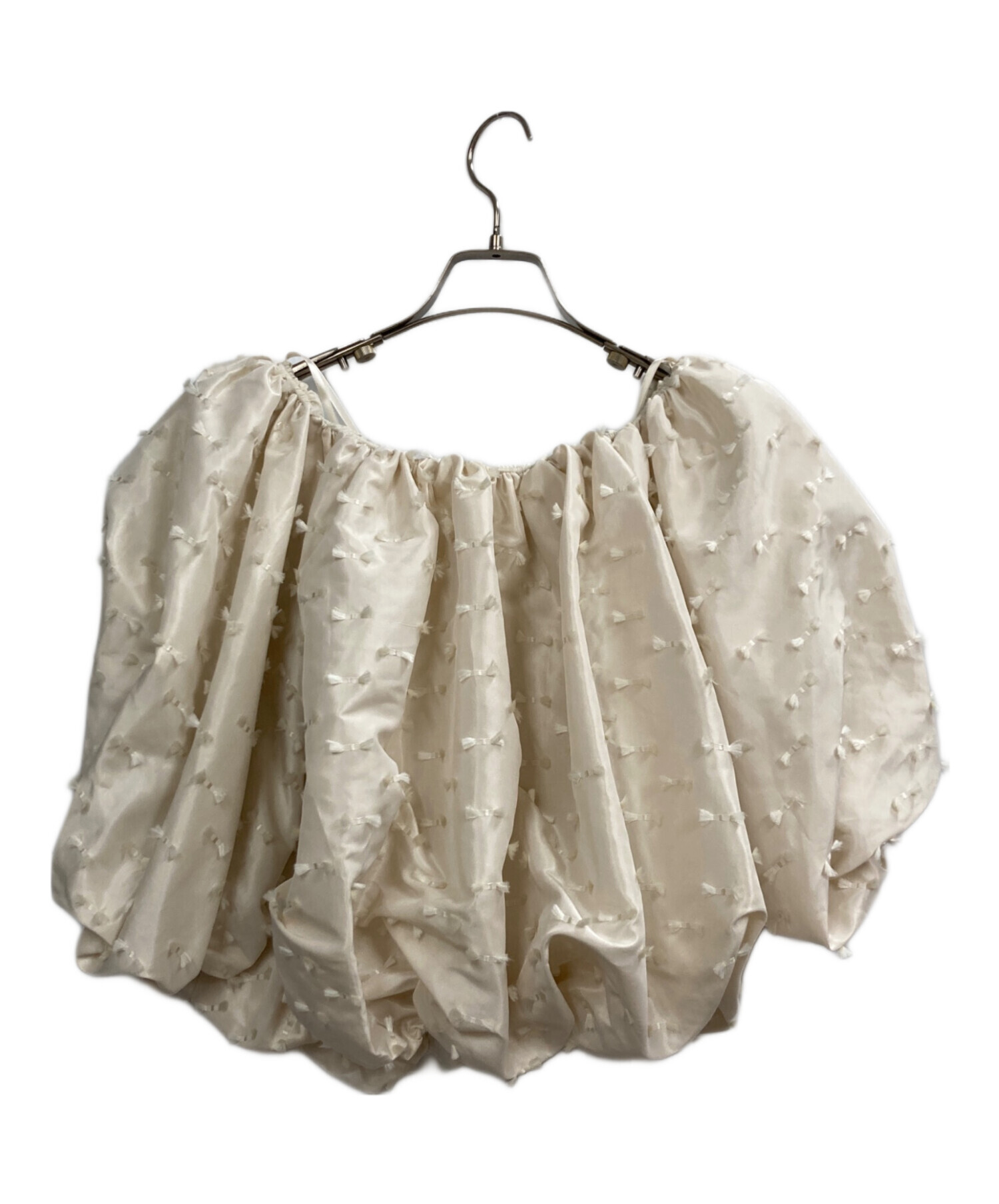 中古・古着通販】AMERI (アメリ) RIBBON LIKE BALLOON SHORT TOP