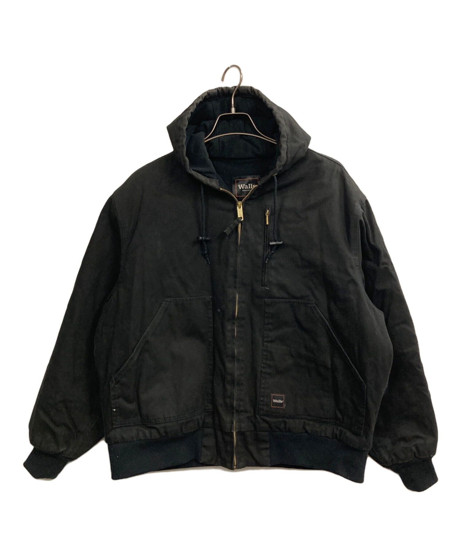 Walls ウォールズ　ダックジャケット　ワークジャケット　XL ブラック 中古・古着通販】Walls (ウォールズ) ダックジャケット ブラック