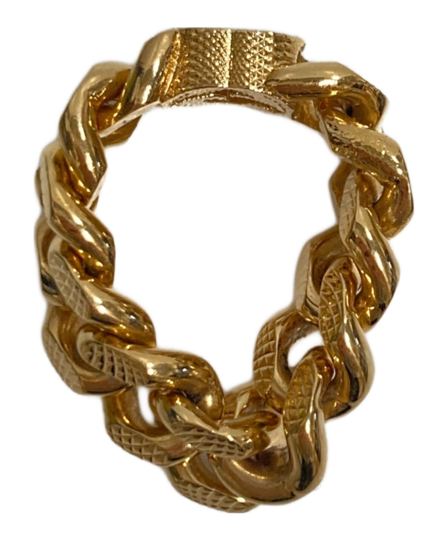 中古・古着通販】GUCCI (グッチ) インターロッキングG チェーンリング
