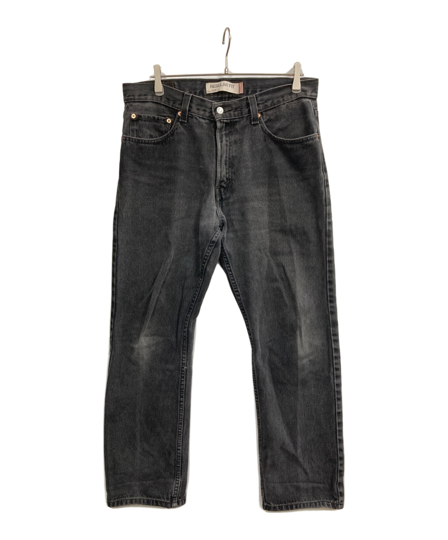 中古・古着通販】LEVI'S (リーバイス) 505 BLACK DENIM ブラック