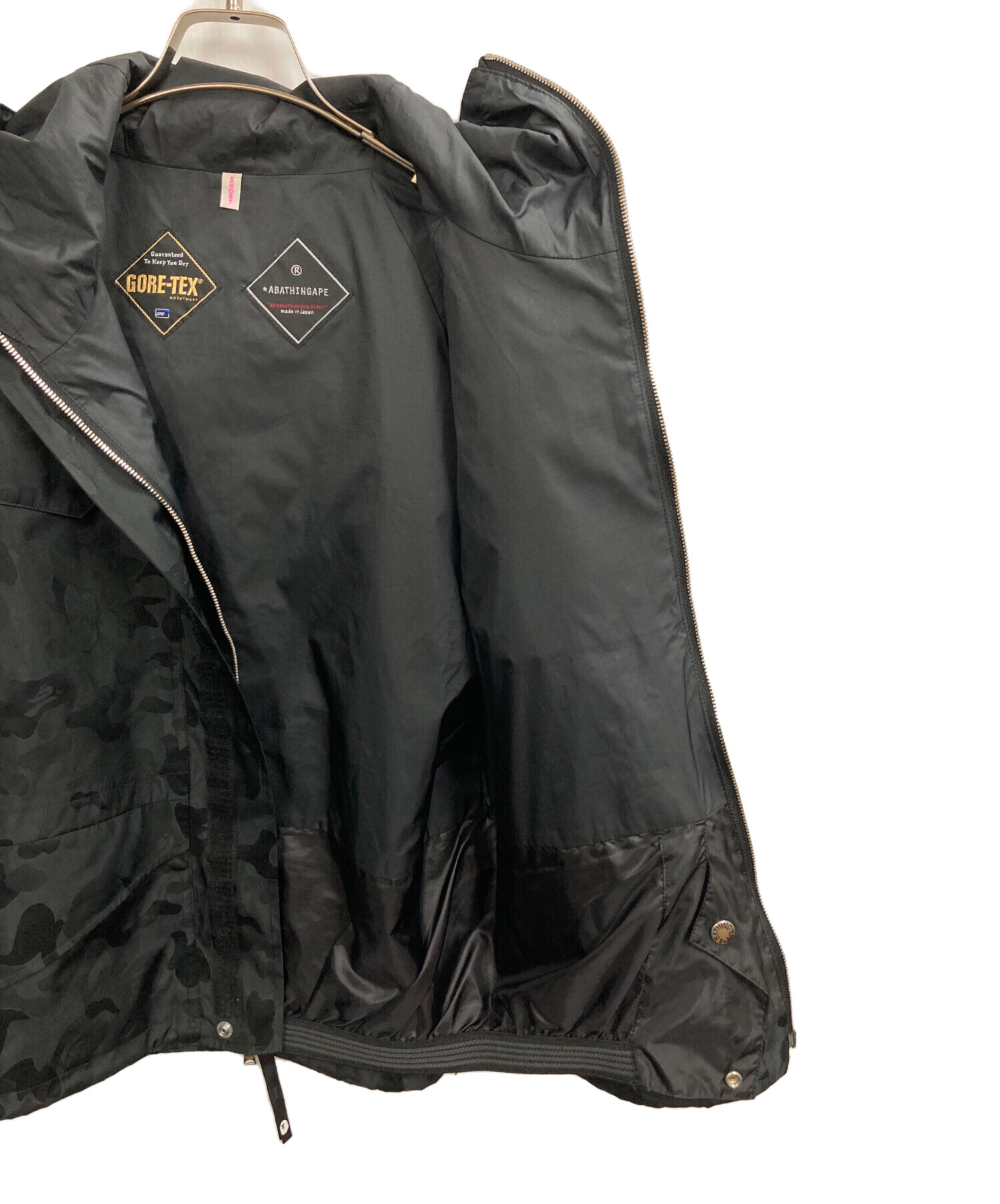アベイシングエイプ APE マウンテンパーカー goretex 猿 迷彩 M ご落札