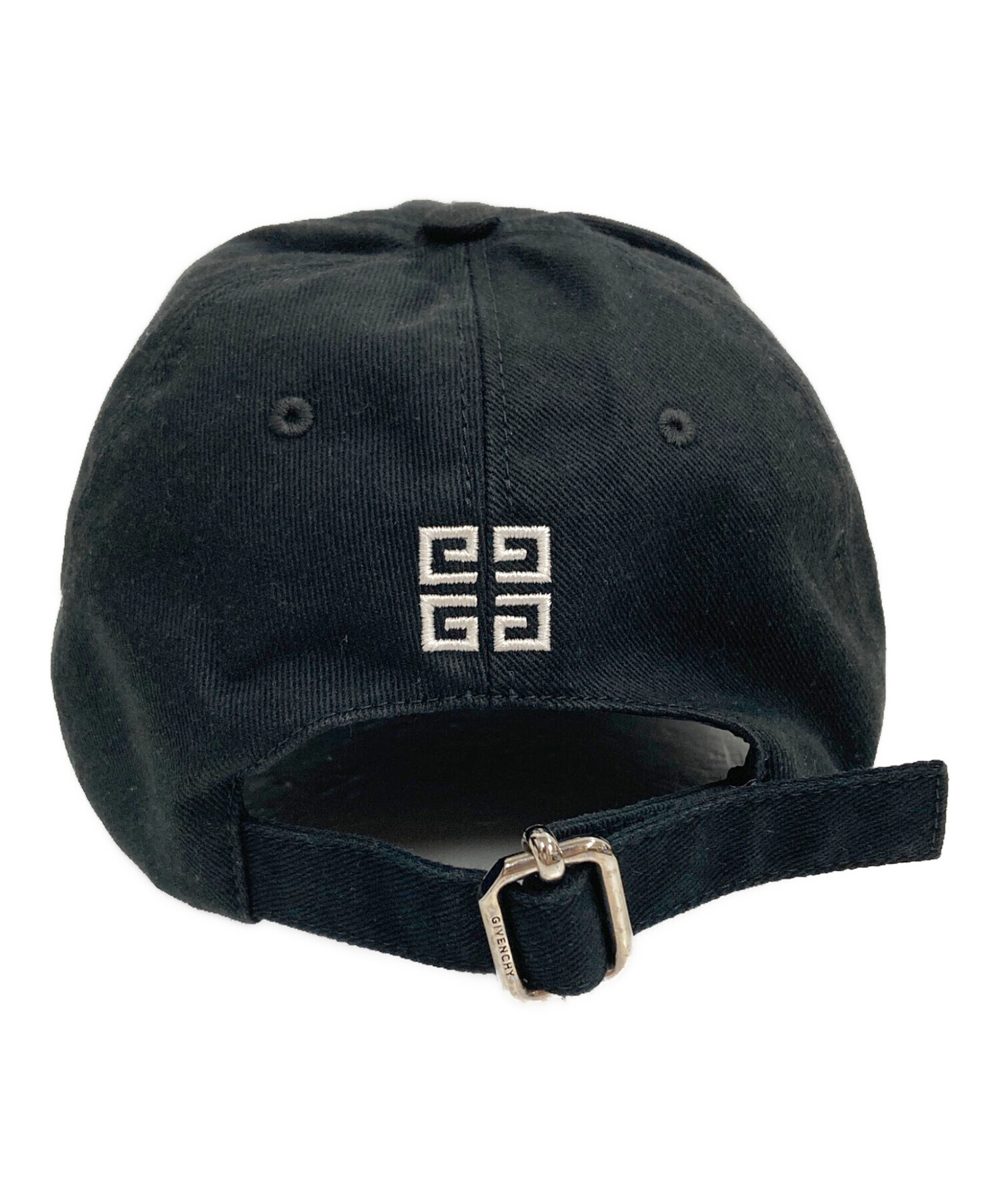 中古・古着通販】GIVENCHY (ジバンシィ) 刺繍キャップ ブラック