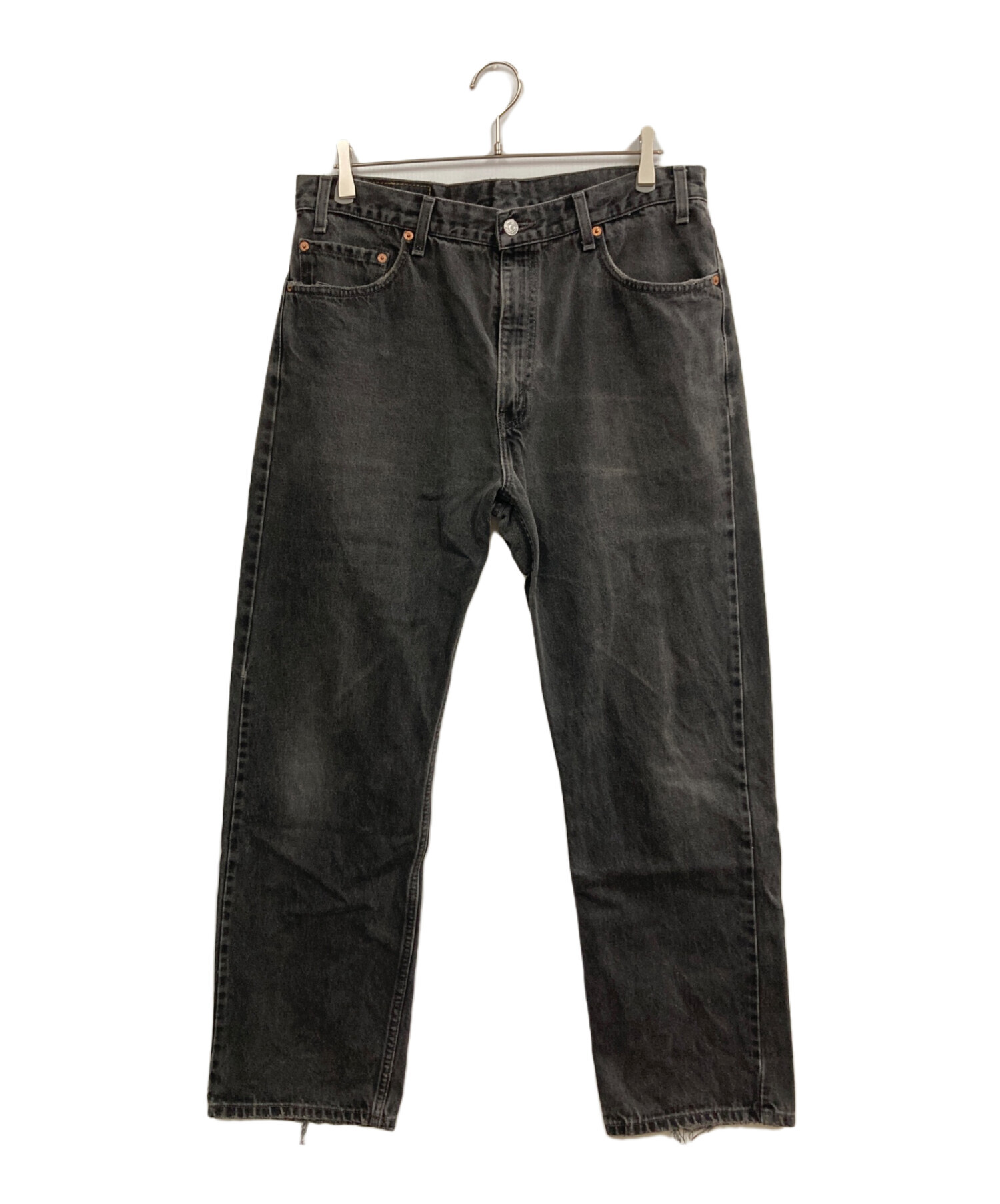 中古・古着通販】LEVI'S (リーバイス) 後染め505デニムパンツ ブラック