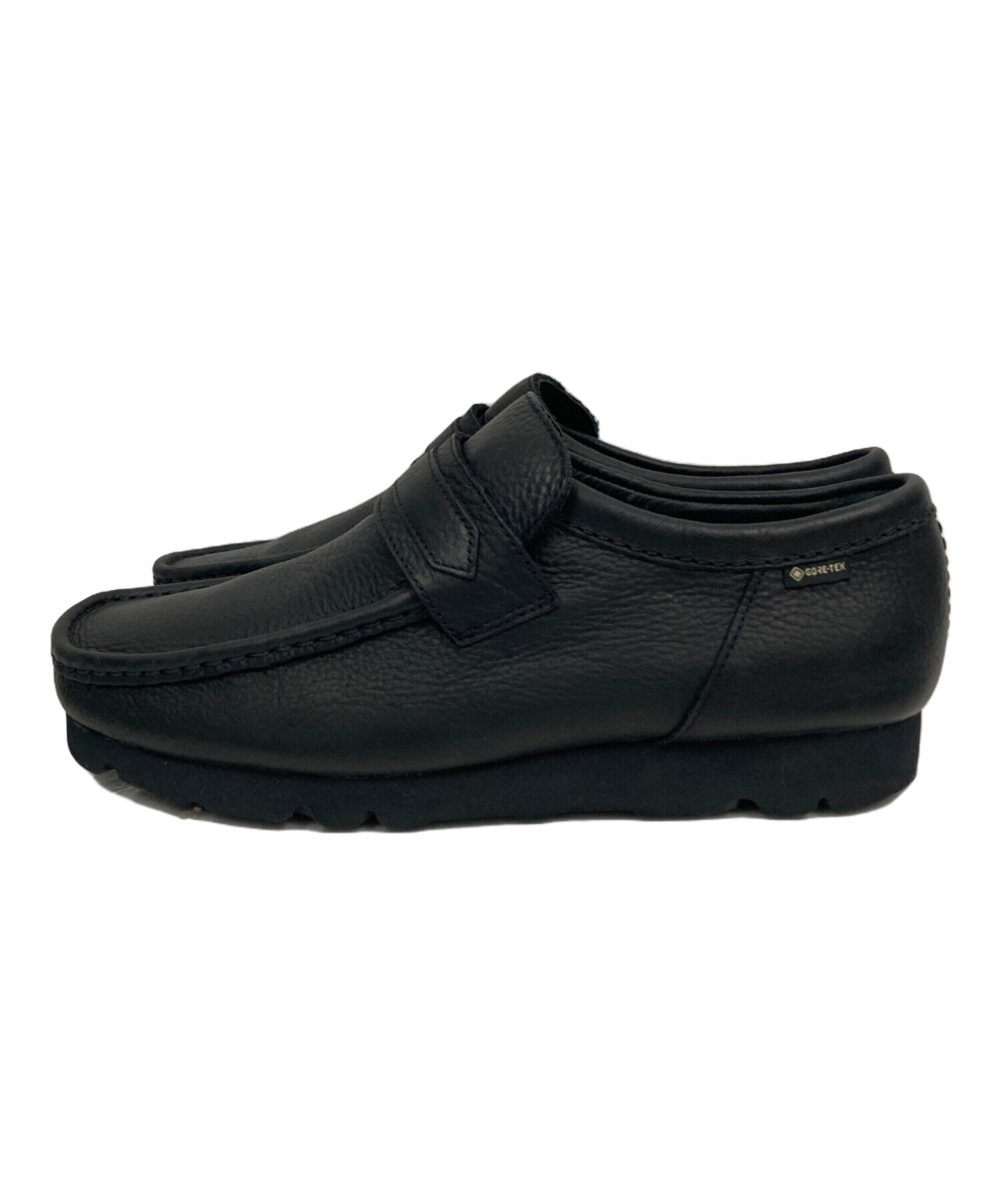 中古・古着通販】CLARKS (クラークス) WallaLoaferGTX ブラック サイズ 