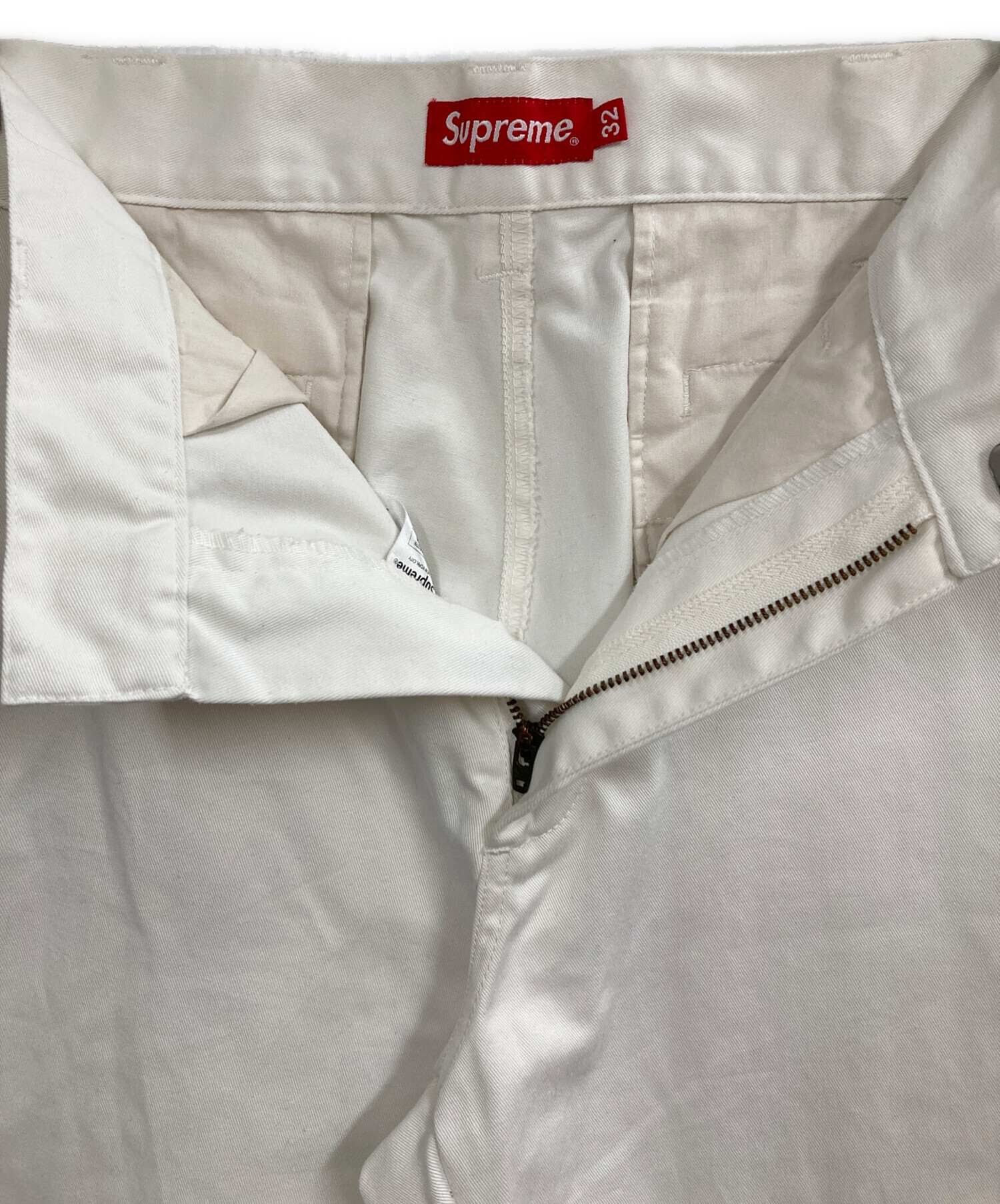 中古・古着通販】SUPREME (シュプリーム) Work Pant ホワイト サイズ