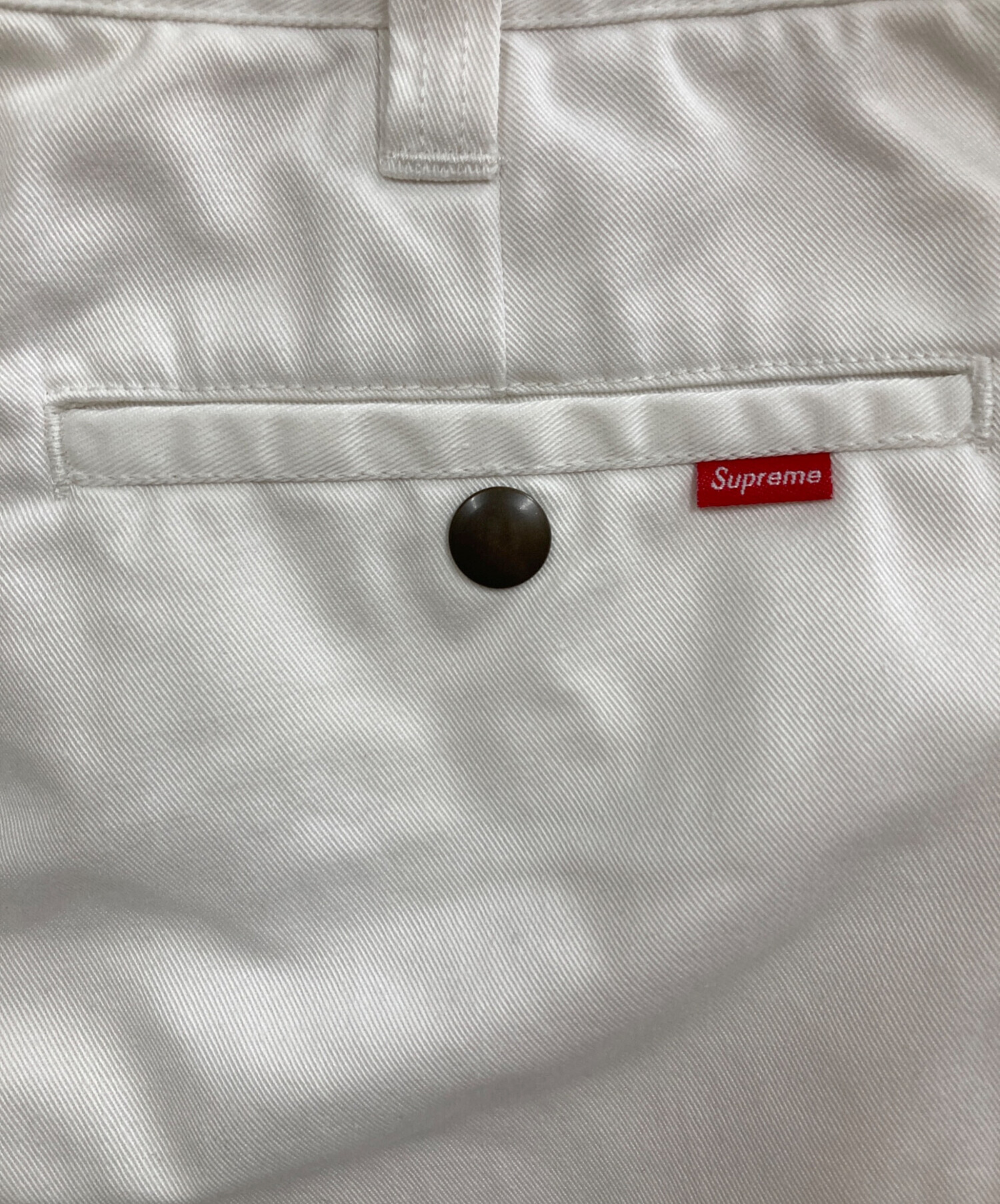 中古・古着通販】SUPREME (シュプリーム) Work Pant ホワイト サイズ