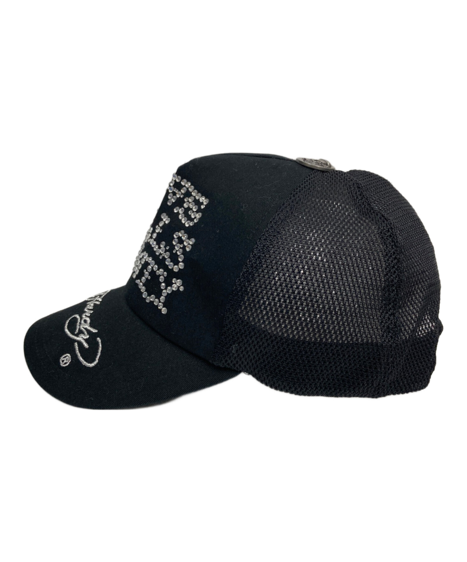中古・古着通販】ED HARDY (エド ハーディー) ラインストーン キャップ