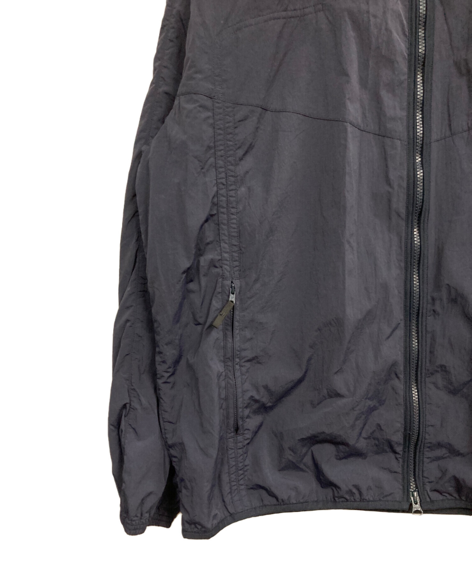 FARAH ファーラー ナイロンジャケット ジップアップ 中古・古着通販】FARAH (ファーラー) Nylon Zip Up Jacket ネイビー