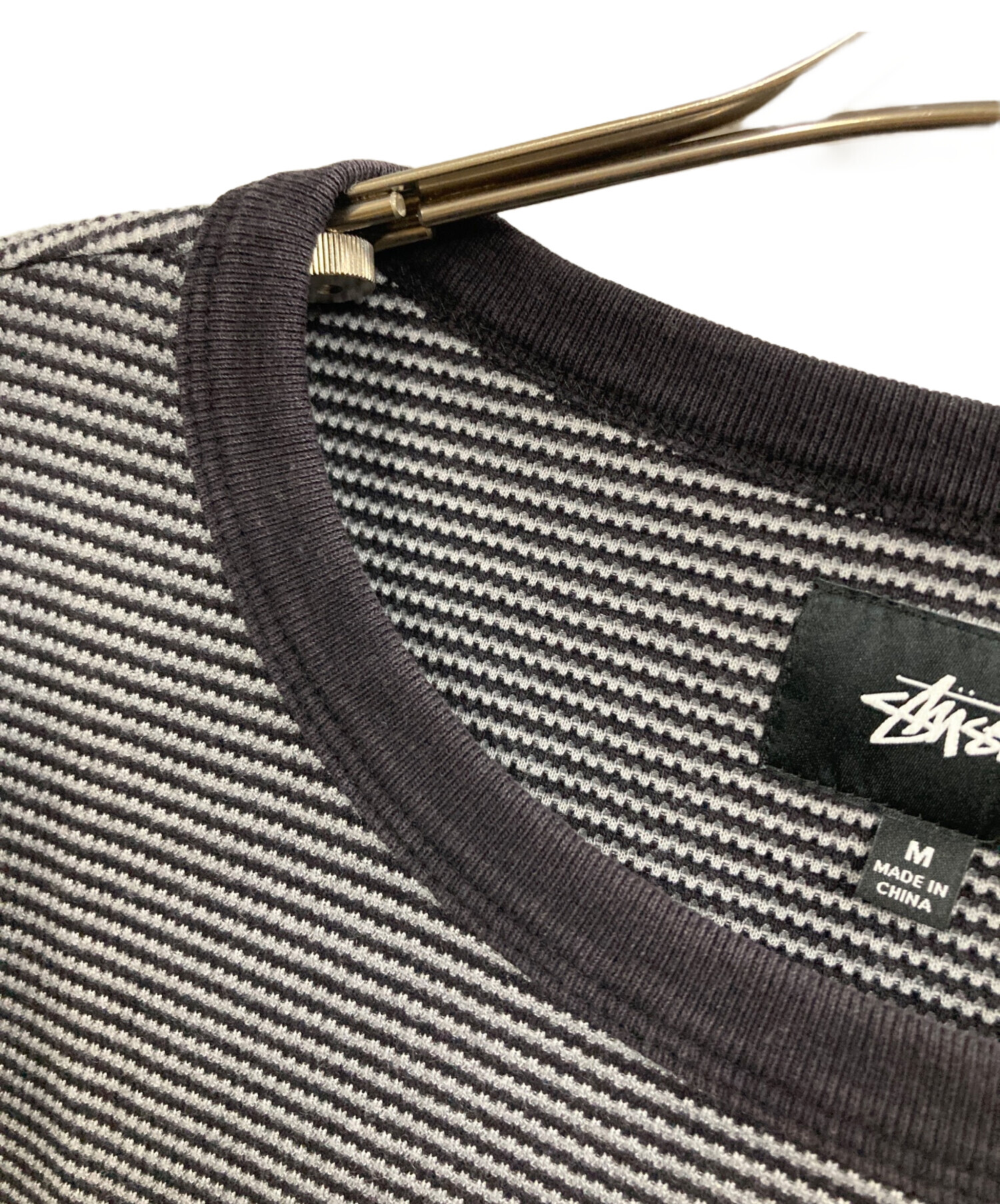 中古・古着通販】stussy (ステューシー) 長袖サーマルカットソー
