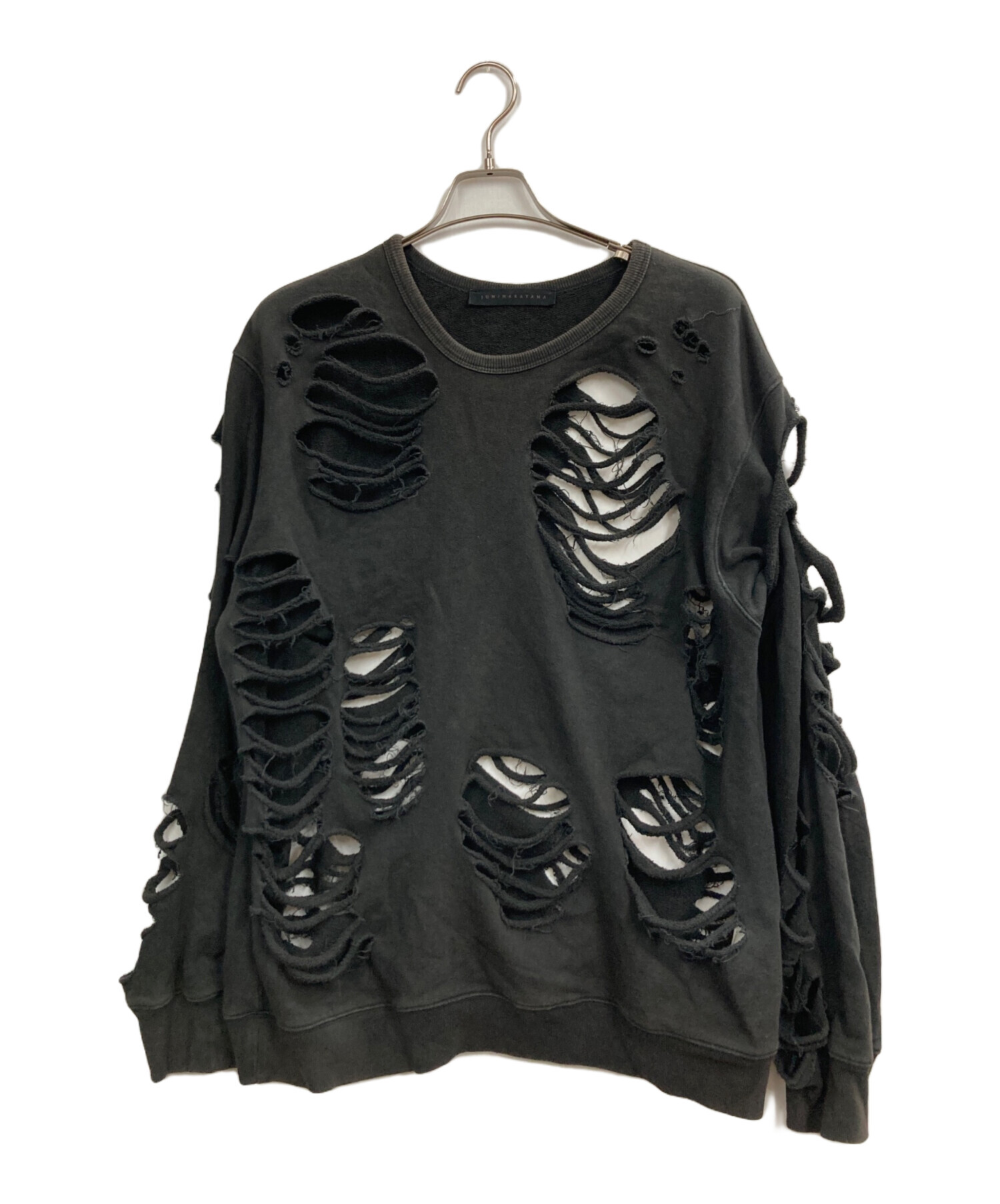中古・古着通販】JUN/NAKAYAMA (ジュン ナカヤマ) DISTRESSED CREWNECK