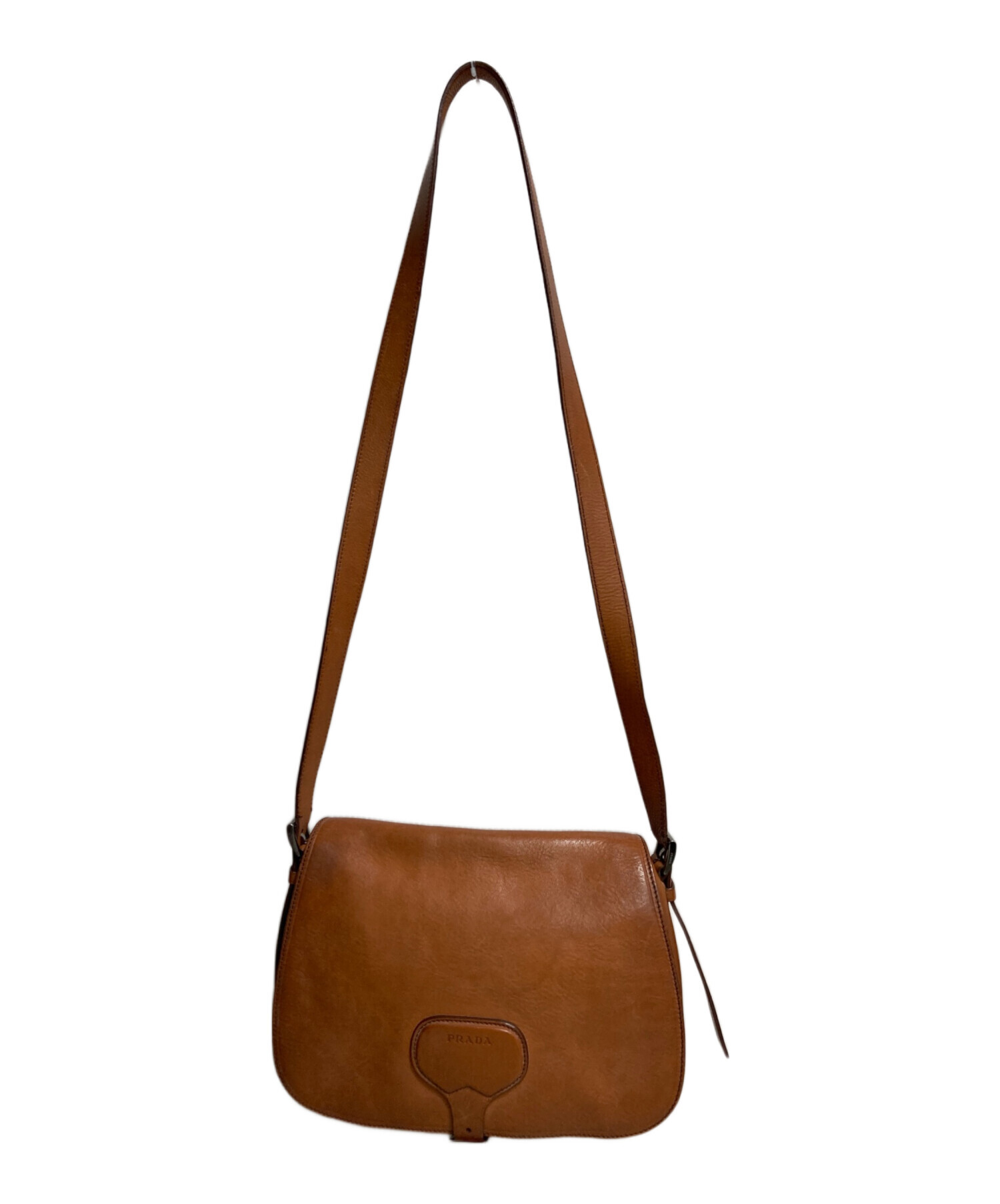 ★C0902★古代品 （17）出土　フィビュラ　装飾品　装身具　ペンダ 中古・古着通販】PRADA (プラダ) Lether Crossbody Bag ブラウン