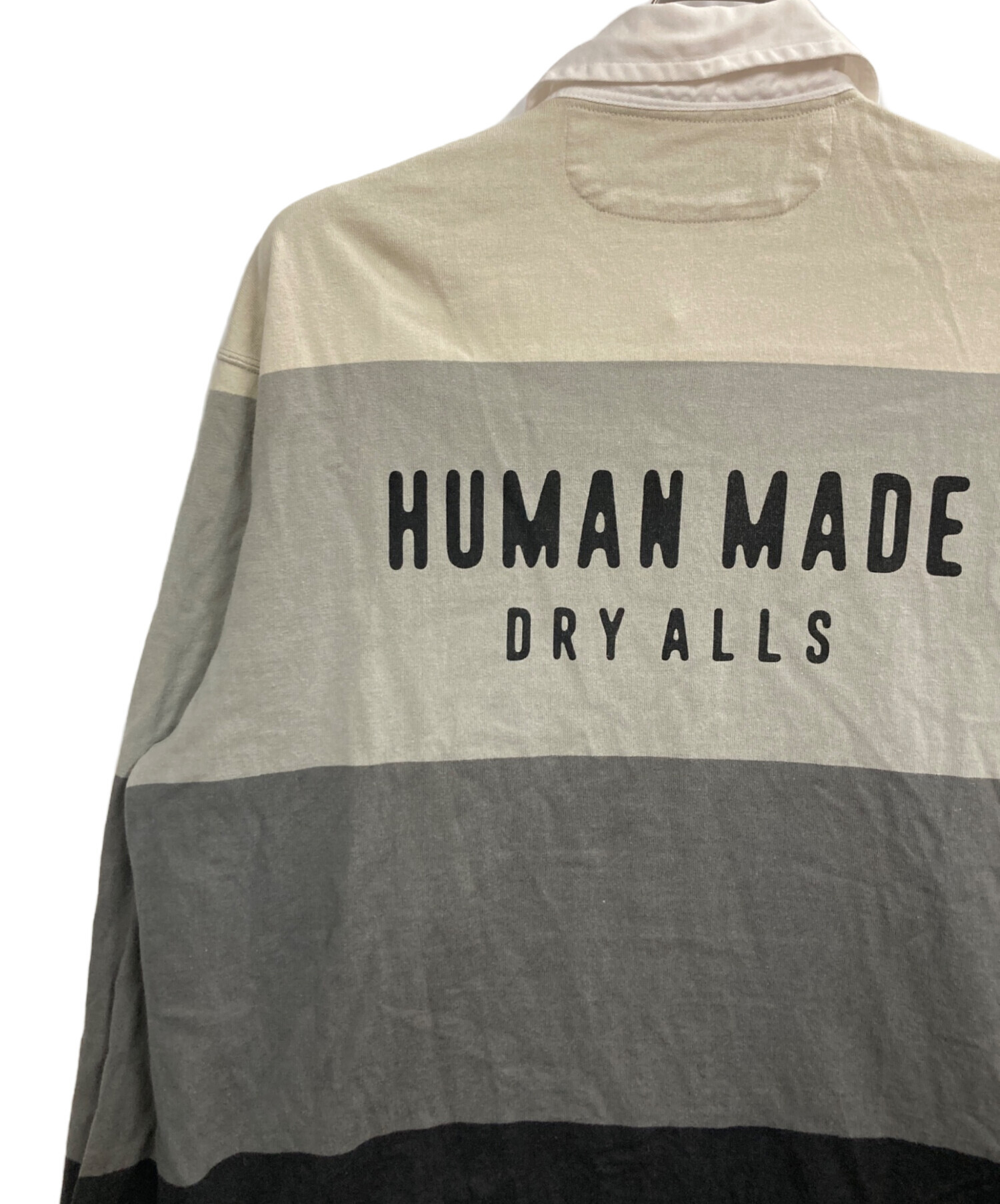 中古・古着通販】HUMAN MADE (ヒューマンメイド) ラガーシャツ グレー