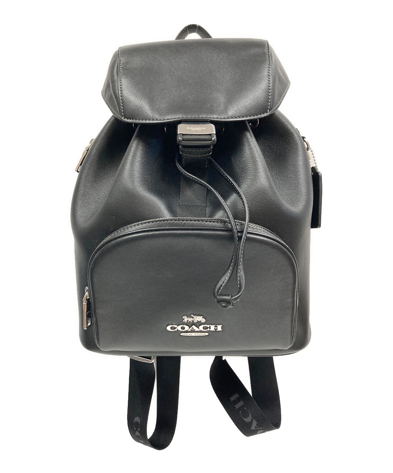 中古・古着通販】COACH (コーチ) ペーズレザーバックパック ブラック