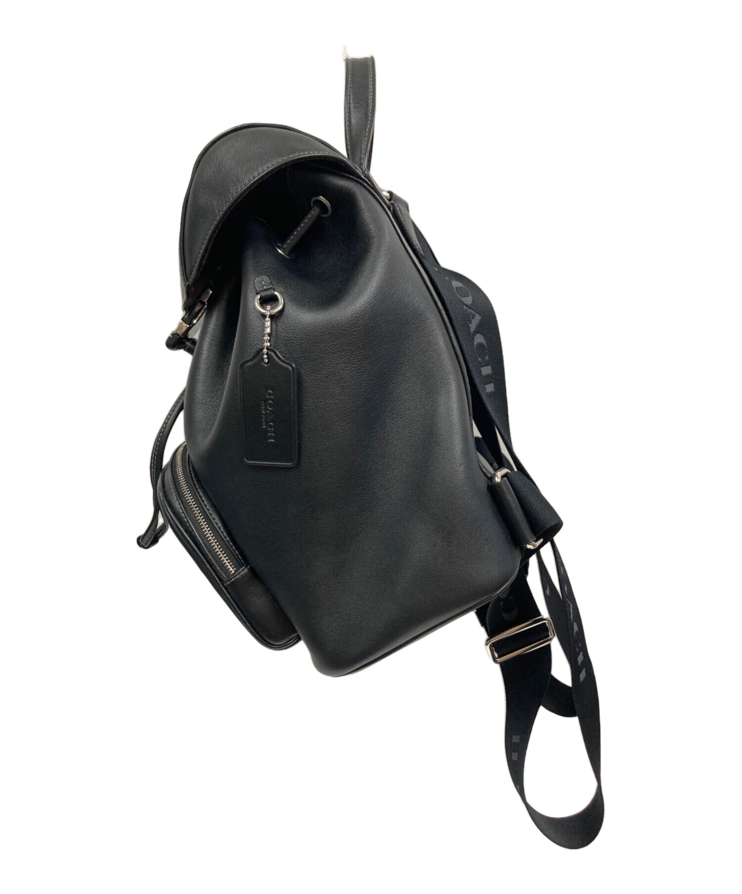 COACH ペース リュック CT811 1ヶ所にキズあり 中古・古着通販】COACH (コーチ) ペーズレザーバックパック ブラック