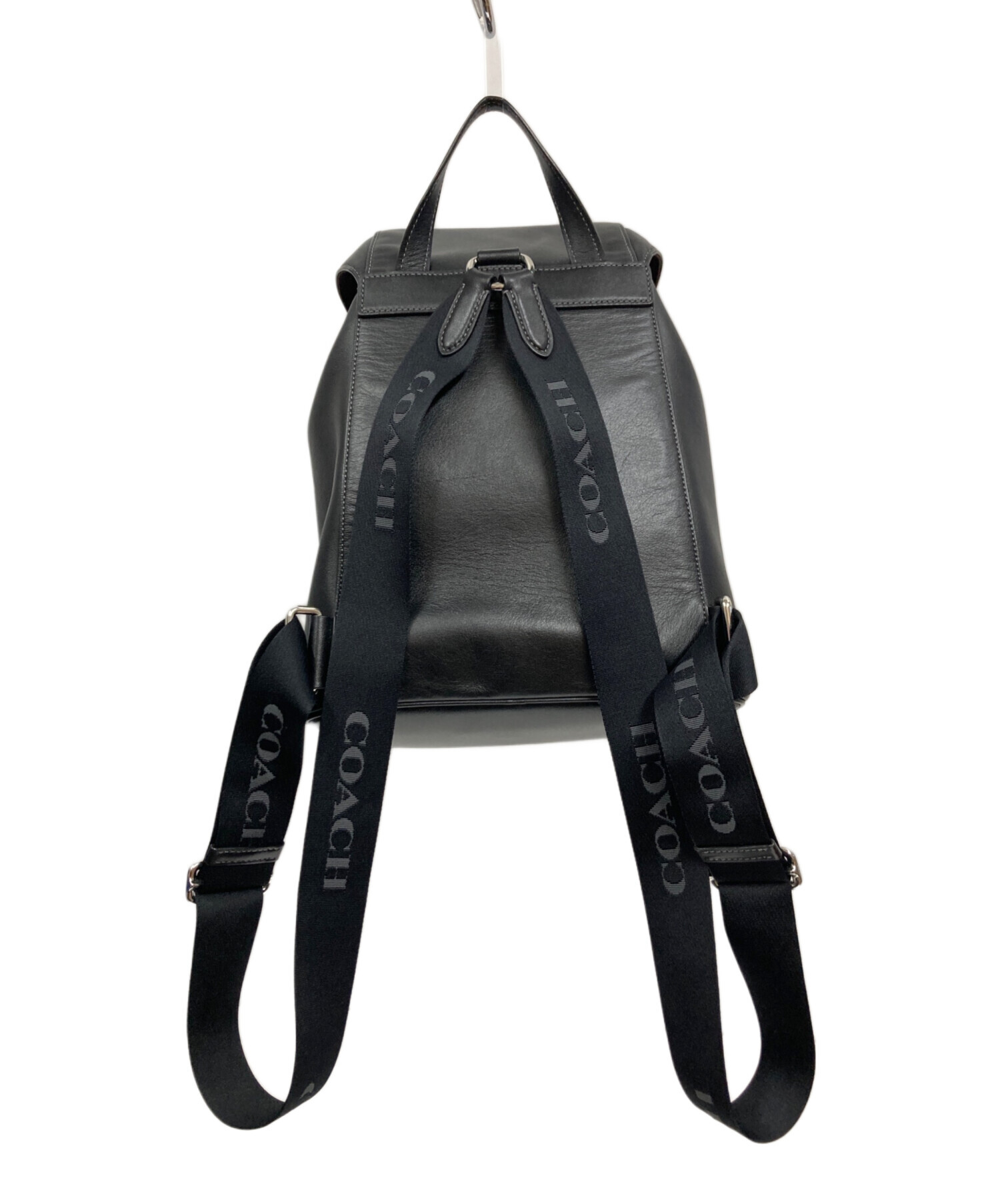 中古・古着通販】COACH (コーチ) ペーズレザーバックパック ブラック