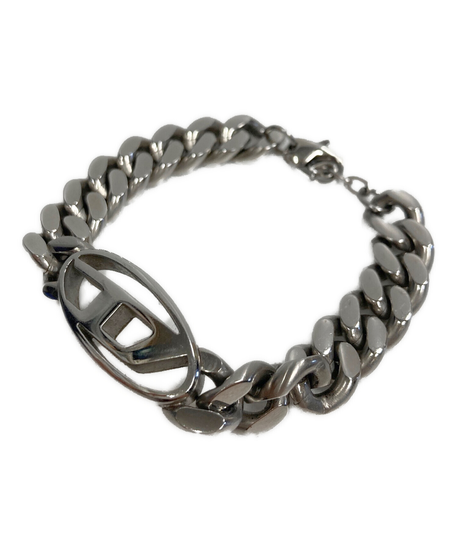 中古・古着通販】DIESEL (ディーゼル) チェーンブレスレット シルバー