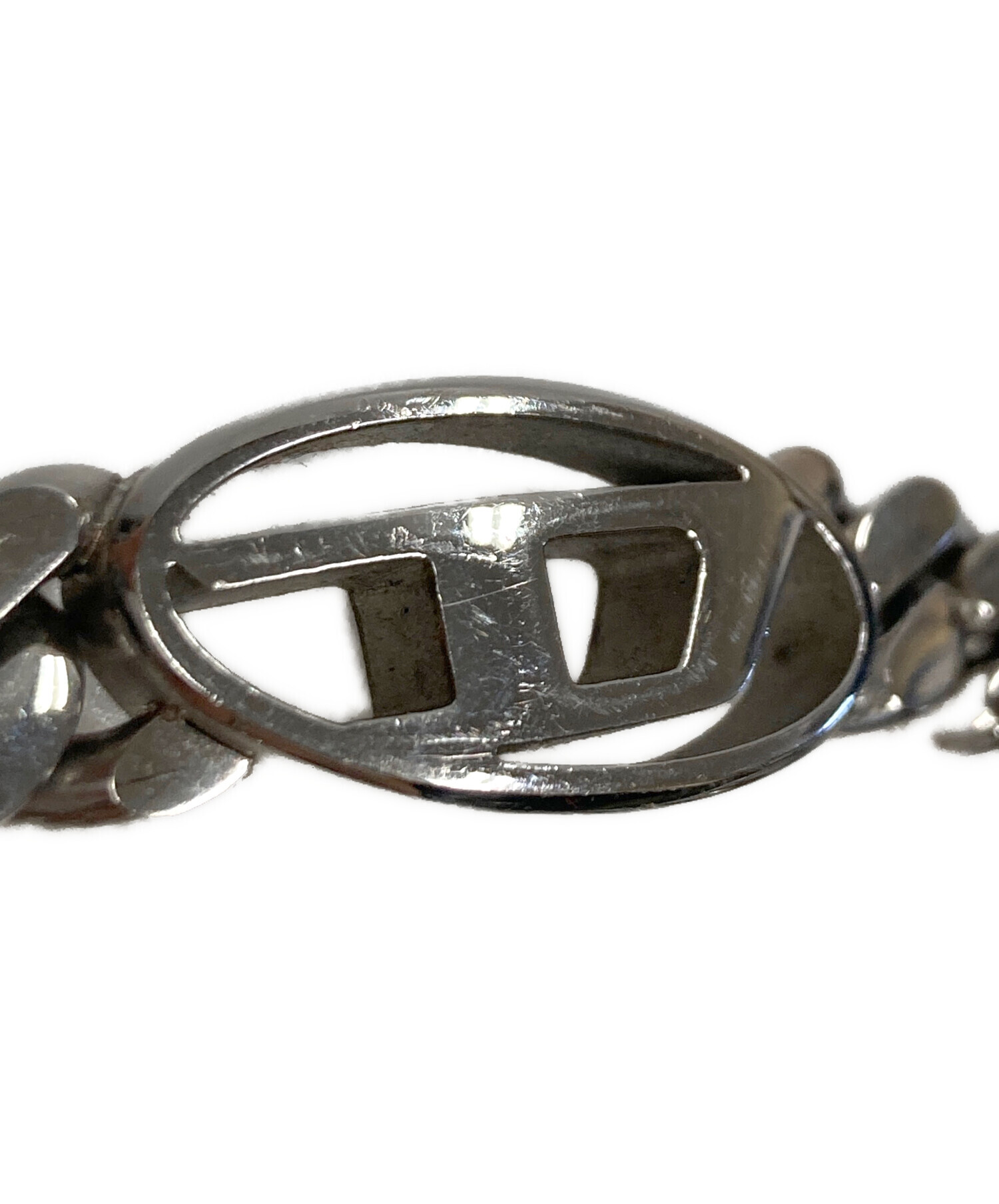 中古・古着通販】DIESEL (ディーゼル) チェーンブレスレット シルバー