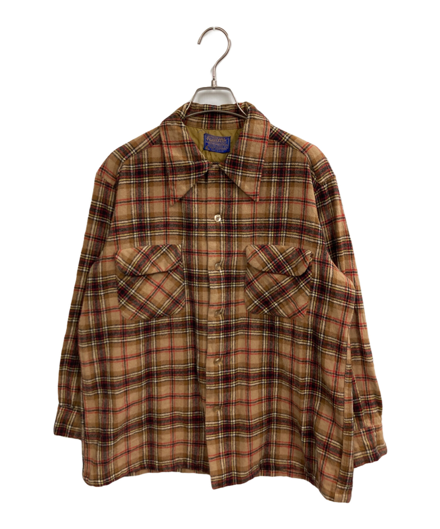 中古・古着通販】PENDLETON (ペンドルトン) 70-80s オープンカラー
