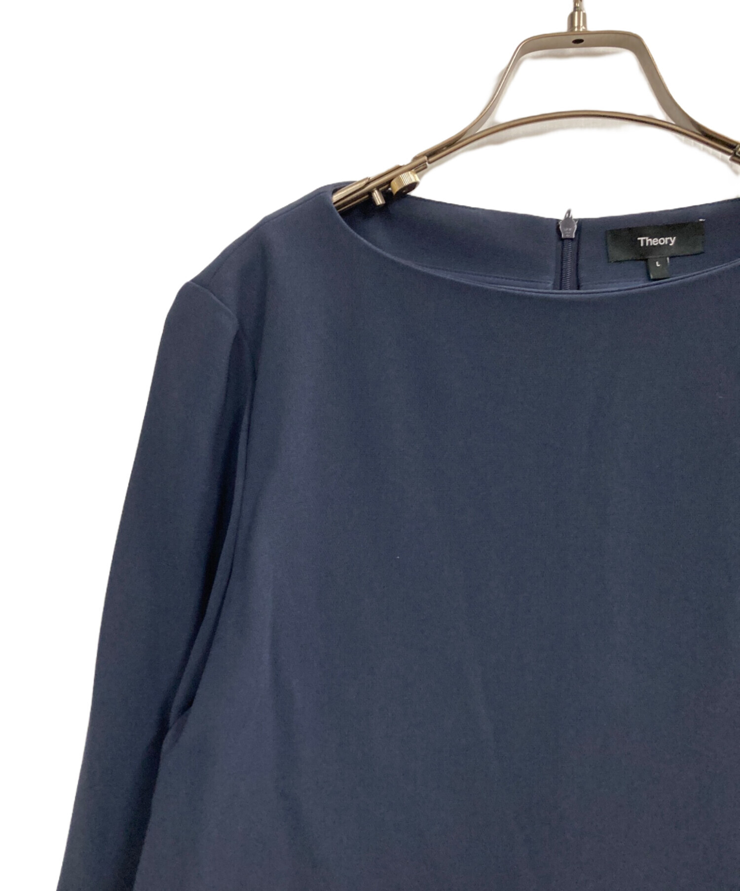中古・古着通販】theory (セオリー) Admiral Crepe Jorane Zip Sleeve