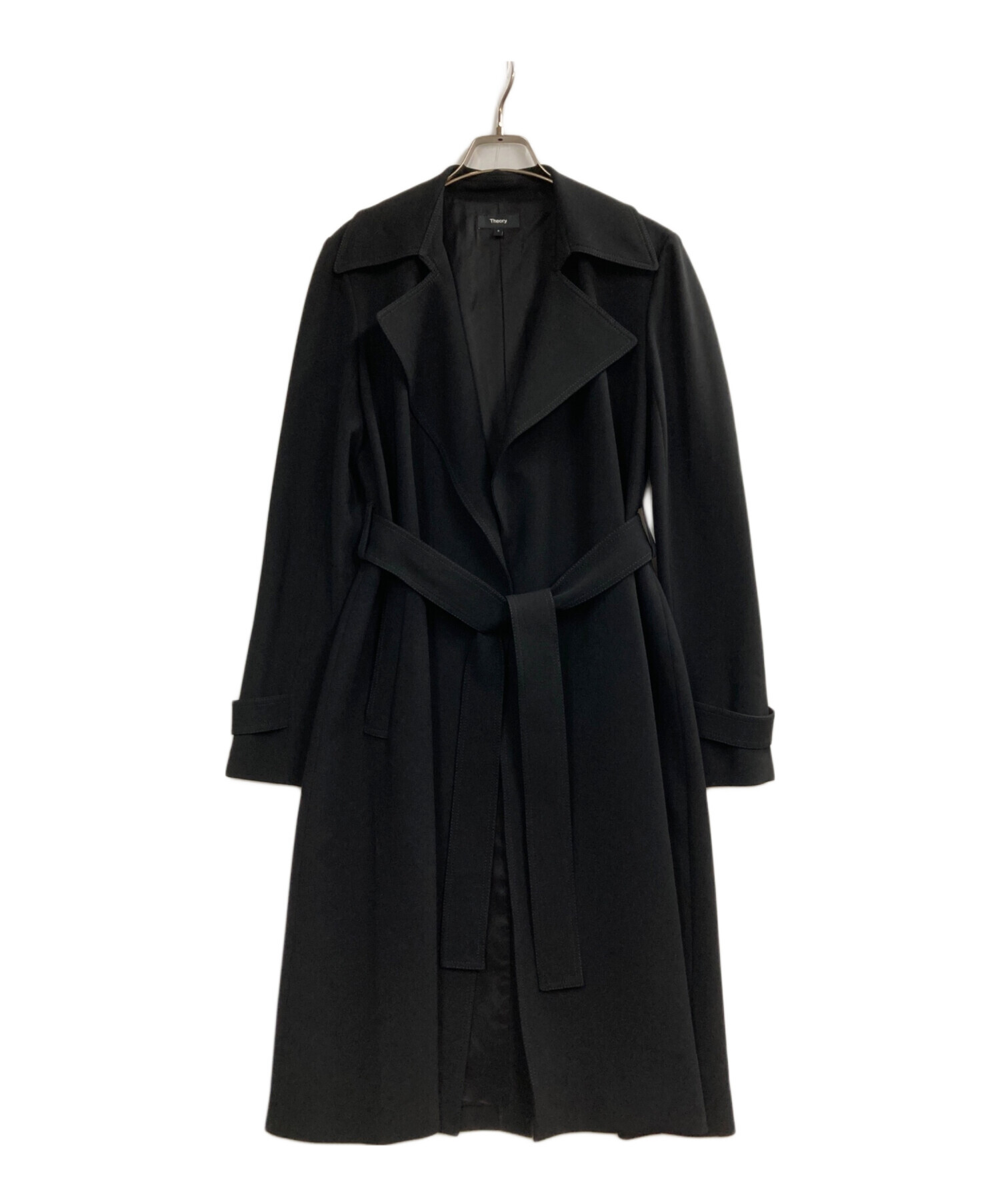 中古・古着通販】theory (セオリー) ADMIRAL CREPE コート ブラック
