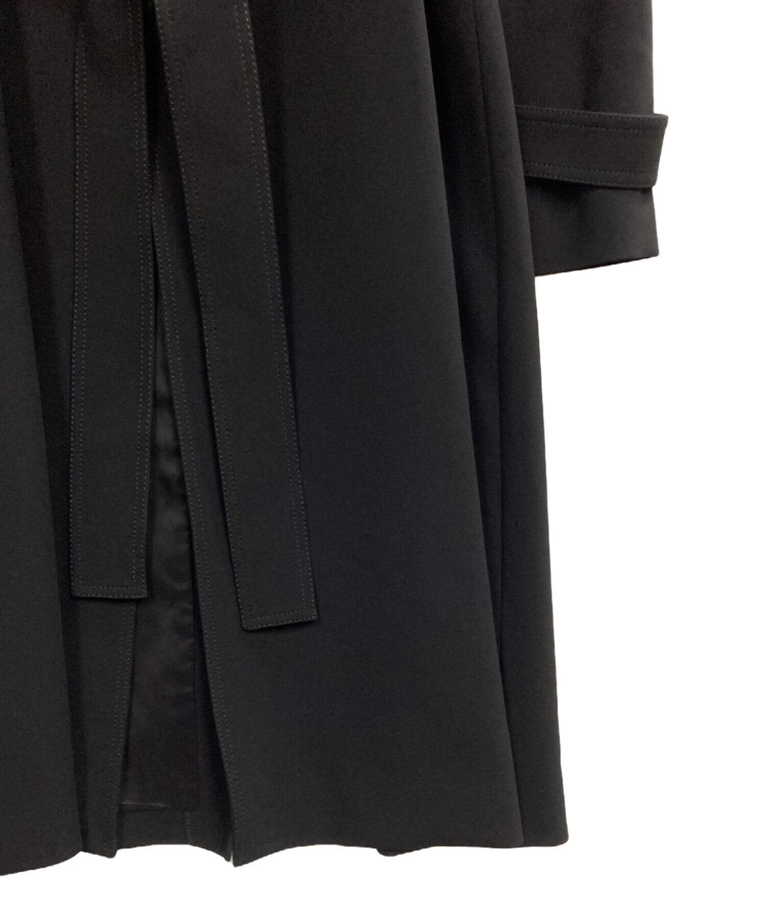 中古・古着通販】theory (セオリー) ADMIRAL CREPE コート ブラック
