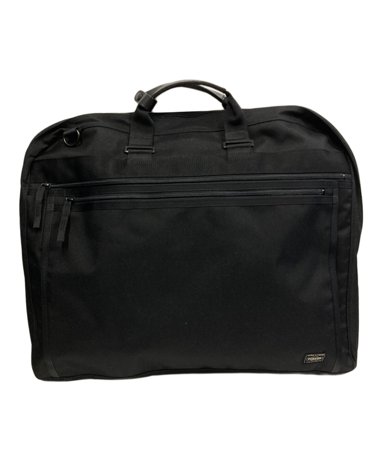 【未使用品】PORTER ガーメントバッグ ガーメントケース 中古・古着通販】PORTER (ポーター) ガーメントケース ブラック