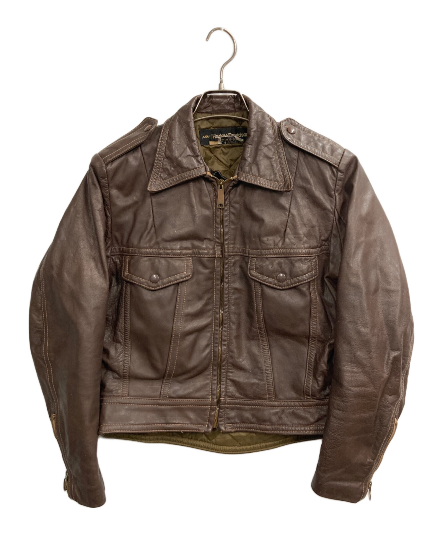 中古・古着通販】HARLEY-DAVIDSON (ハーレーダビッドソン) レザー