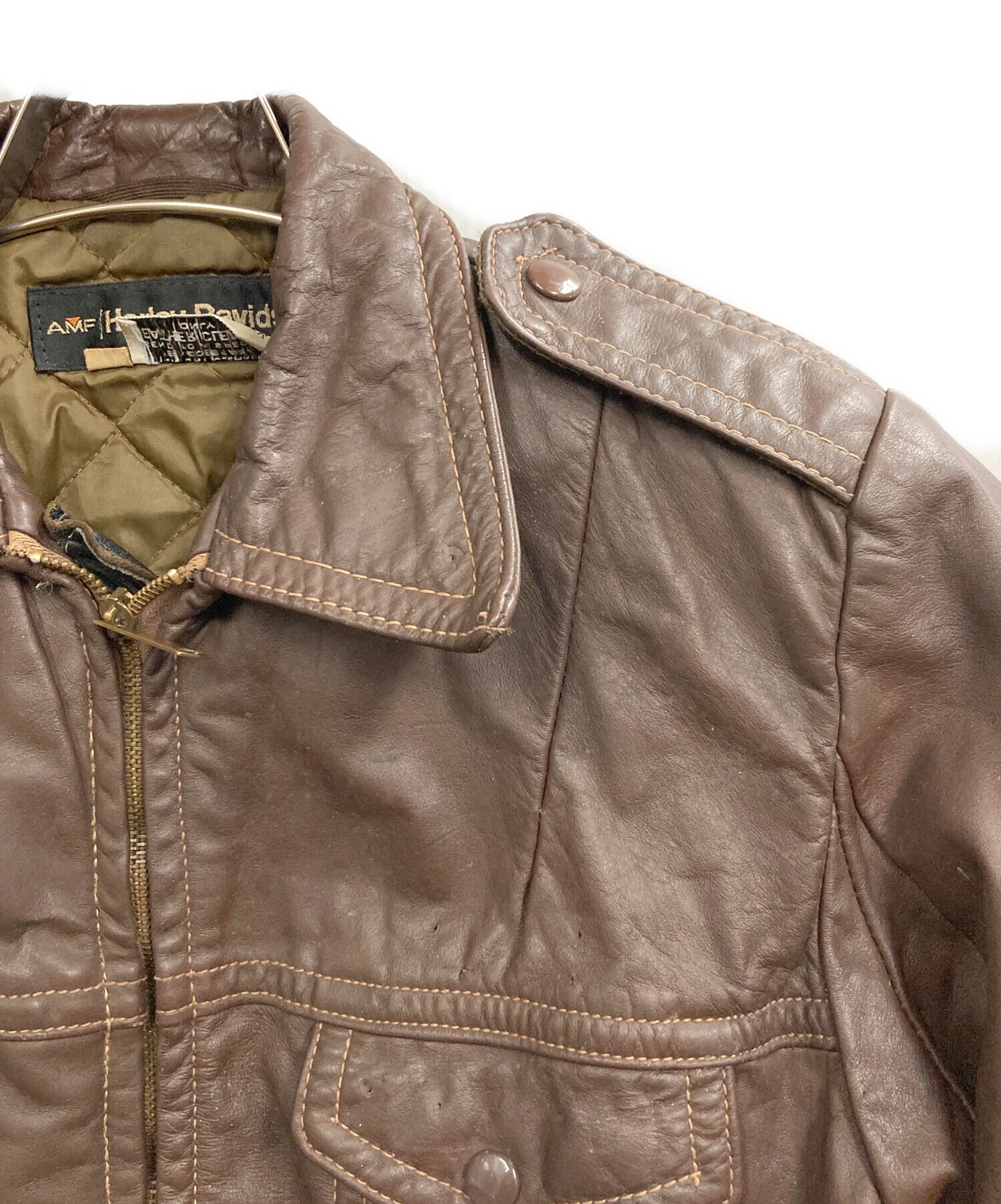中古・古着通販】HARLEY-DAVIDSON (ハーレーダビッドソン) レザー