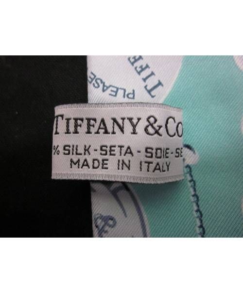 中古・古着通販】Tiffany&Co.(ﾃｨﾌｧﾆｰ） シルクスカーフ ターコイズ