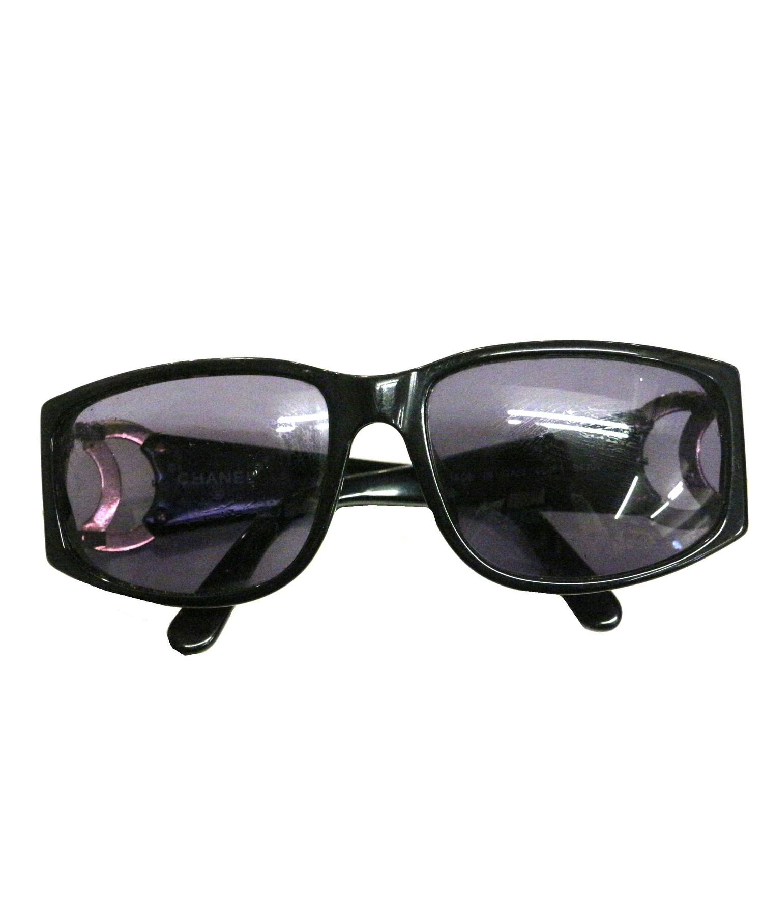 中古・古着通販】CHANEL (シャネル) ココマークサングラス ブラック