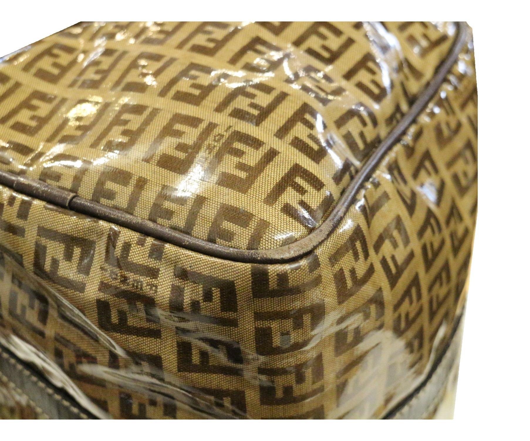 中古・古着通販】FENDI (フェンディ) ボストンバッグ ブラウン サイズ