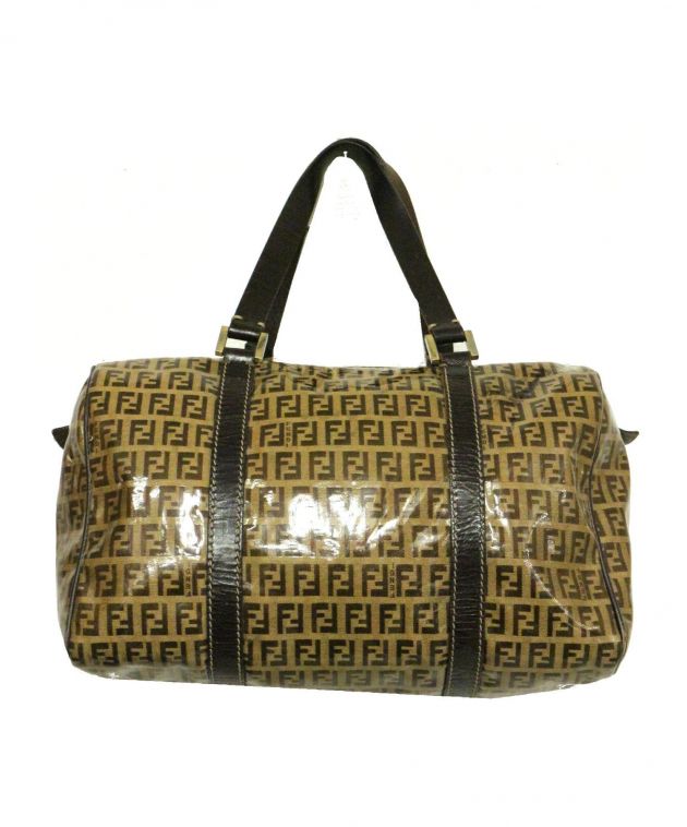 中古・古着通販】FENDI (フェンディ) ボストンバッグ ブラウン サイズ