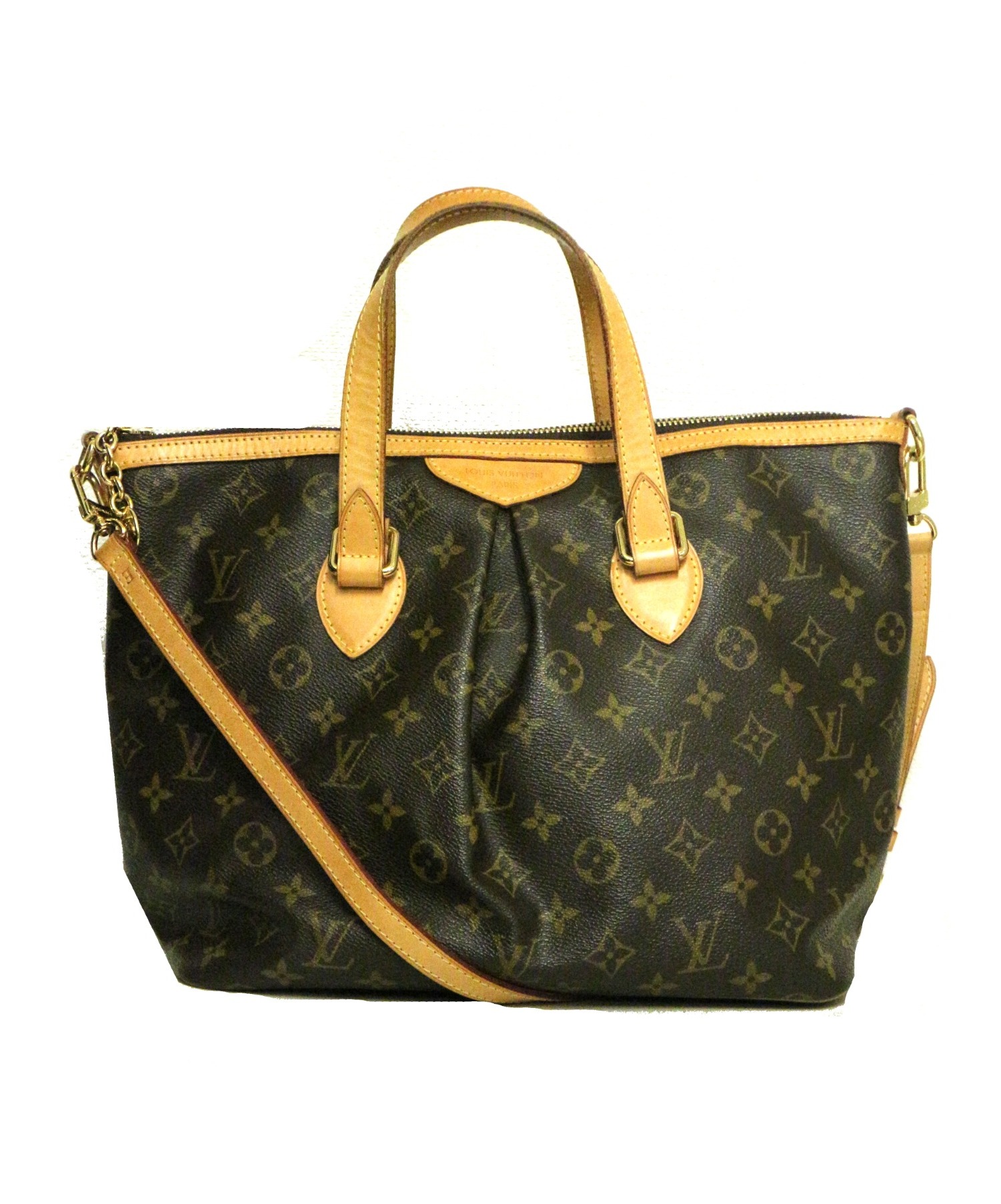 中古・古着通販】LOUIS VUITTON (ルイヴィトン) パレルモPM ブラウン