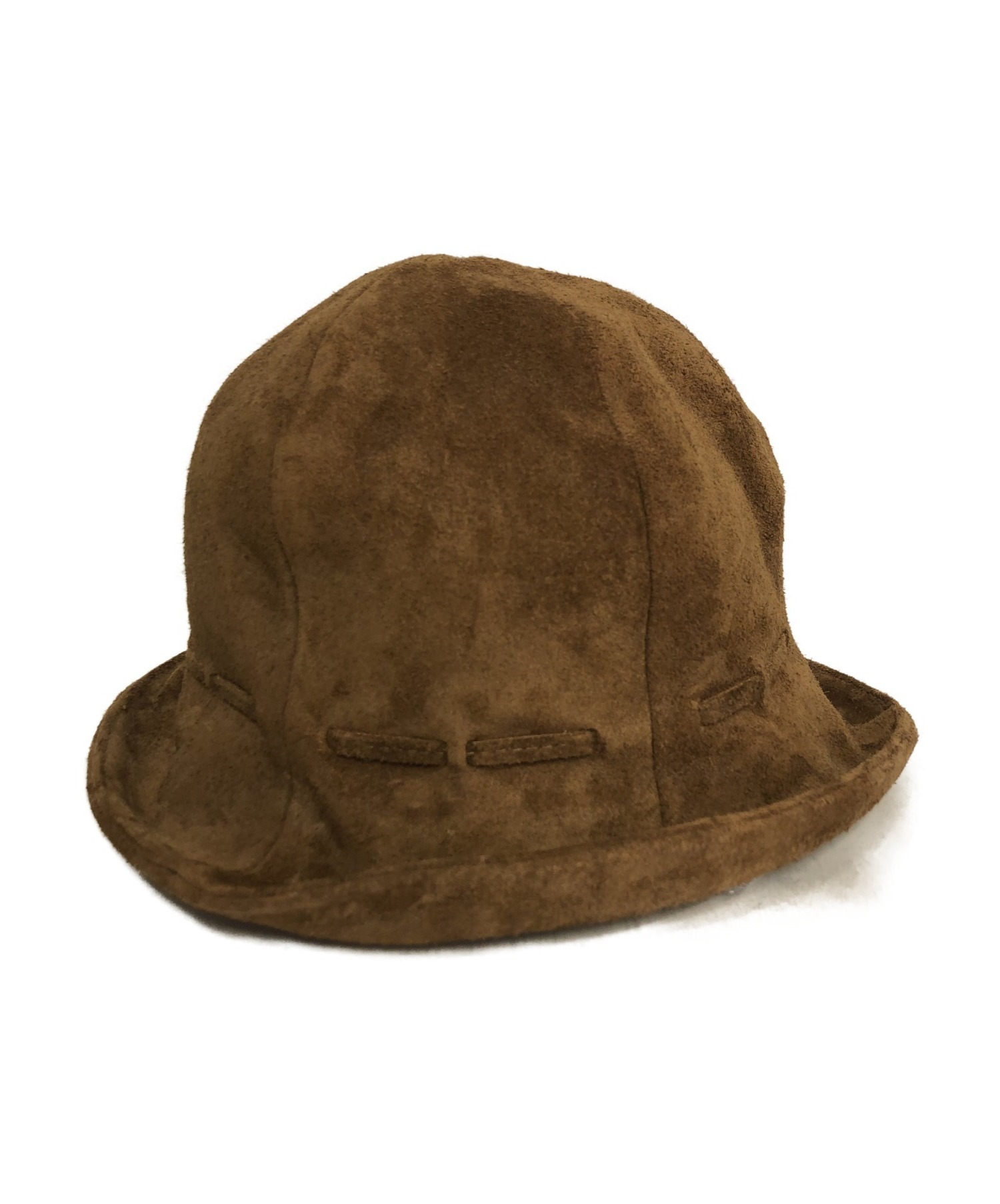 美品 GUCCI グッチ☆羊革 レザー キャスケット帽 帽子 XL ブラウン 美品 GUCCI グッチ☆羊革 レザー キャスケット帽 帽子 XL