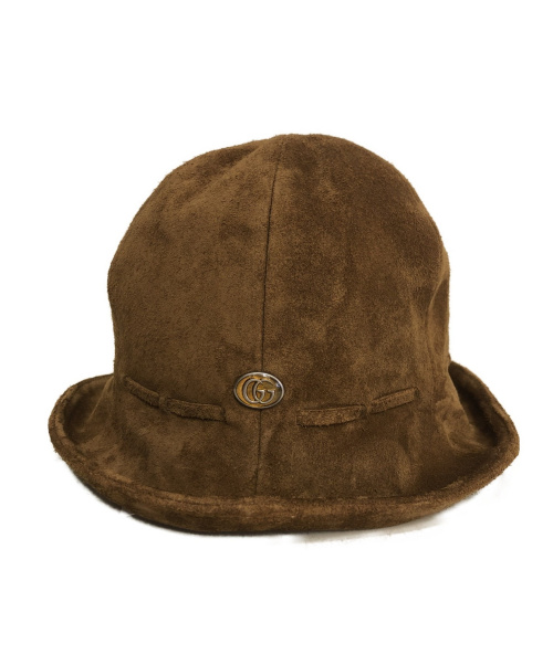 美品 GUCCI グッチ☆羊革 レザー キャスケット帽 帽子 XL ブラウン 楽天市場】GUCCI グッチ（ハンチング・キャスケット｜メンズ帽子