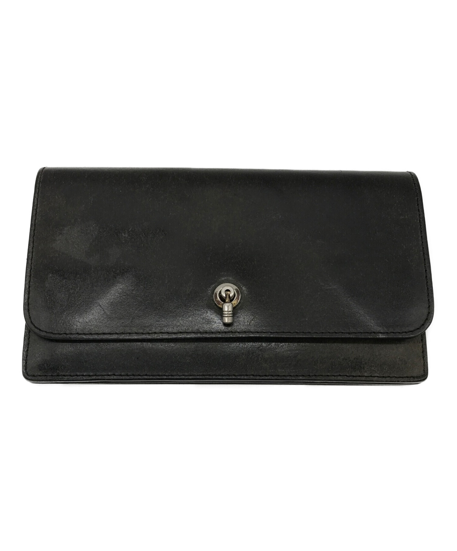 中古・古着通販】vin (ヴィン) ギャルソンウォレット ブラック