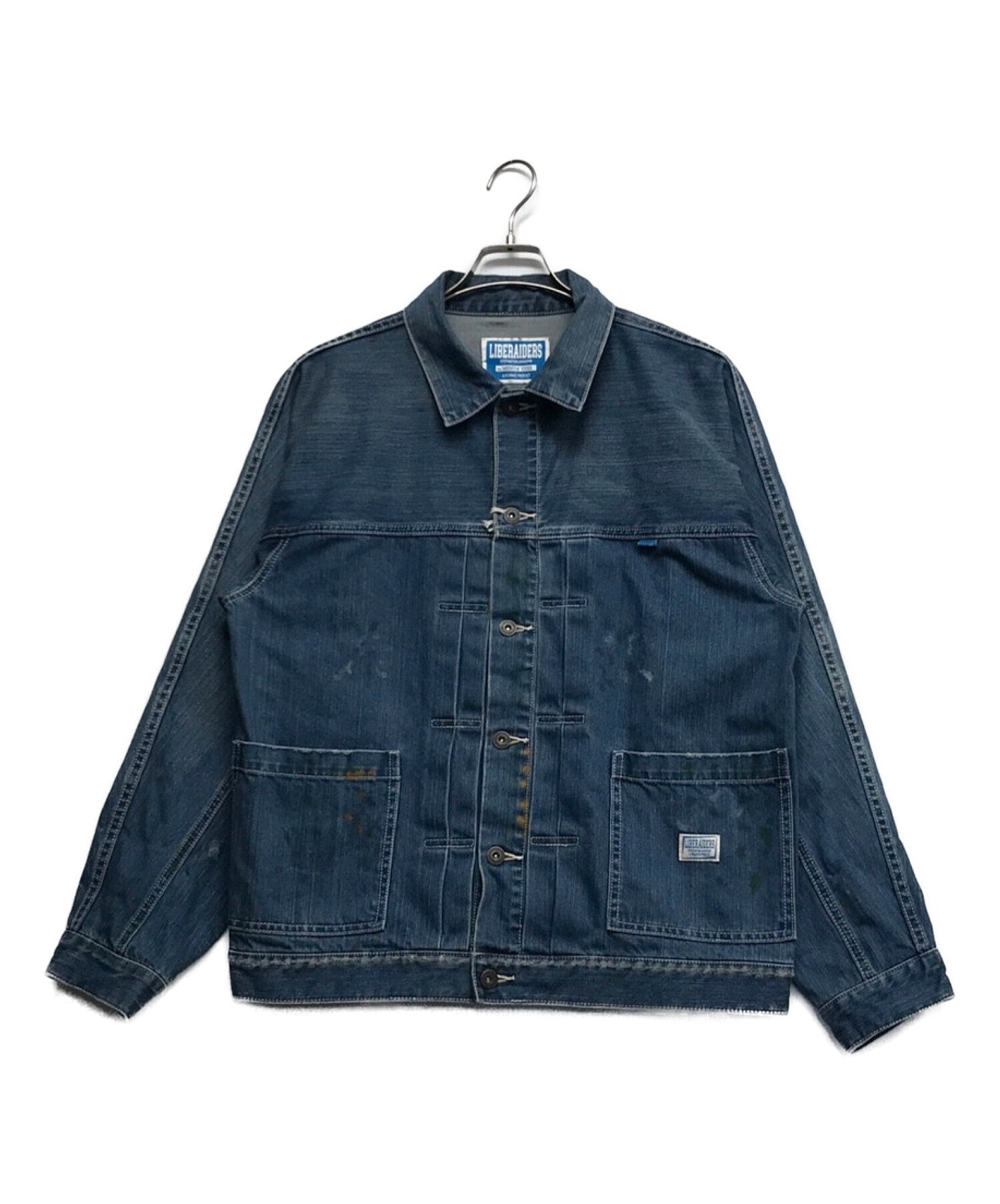 中古・古着通販】Liberaiders (リベレイダーズ) ペイントデニム 中古・古着通販】Liberaiders (リベレイダーズ) ペイントデニム