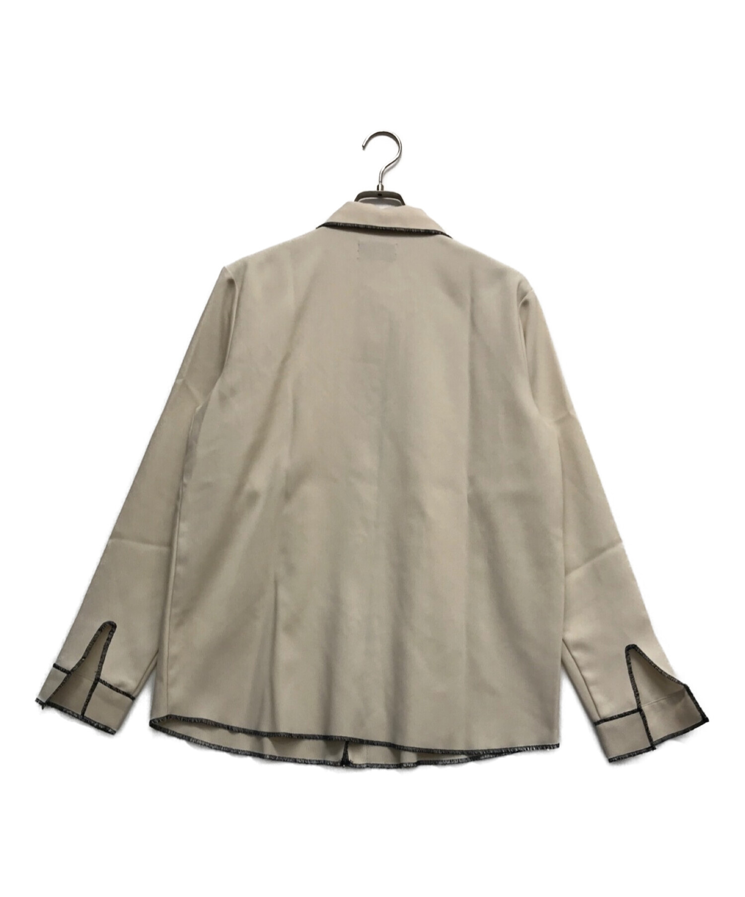 中古・古着通販】soduk (スドーク) circle pocket shirt ベージュ 